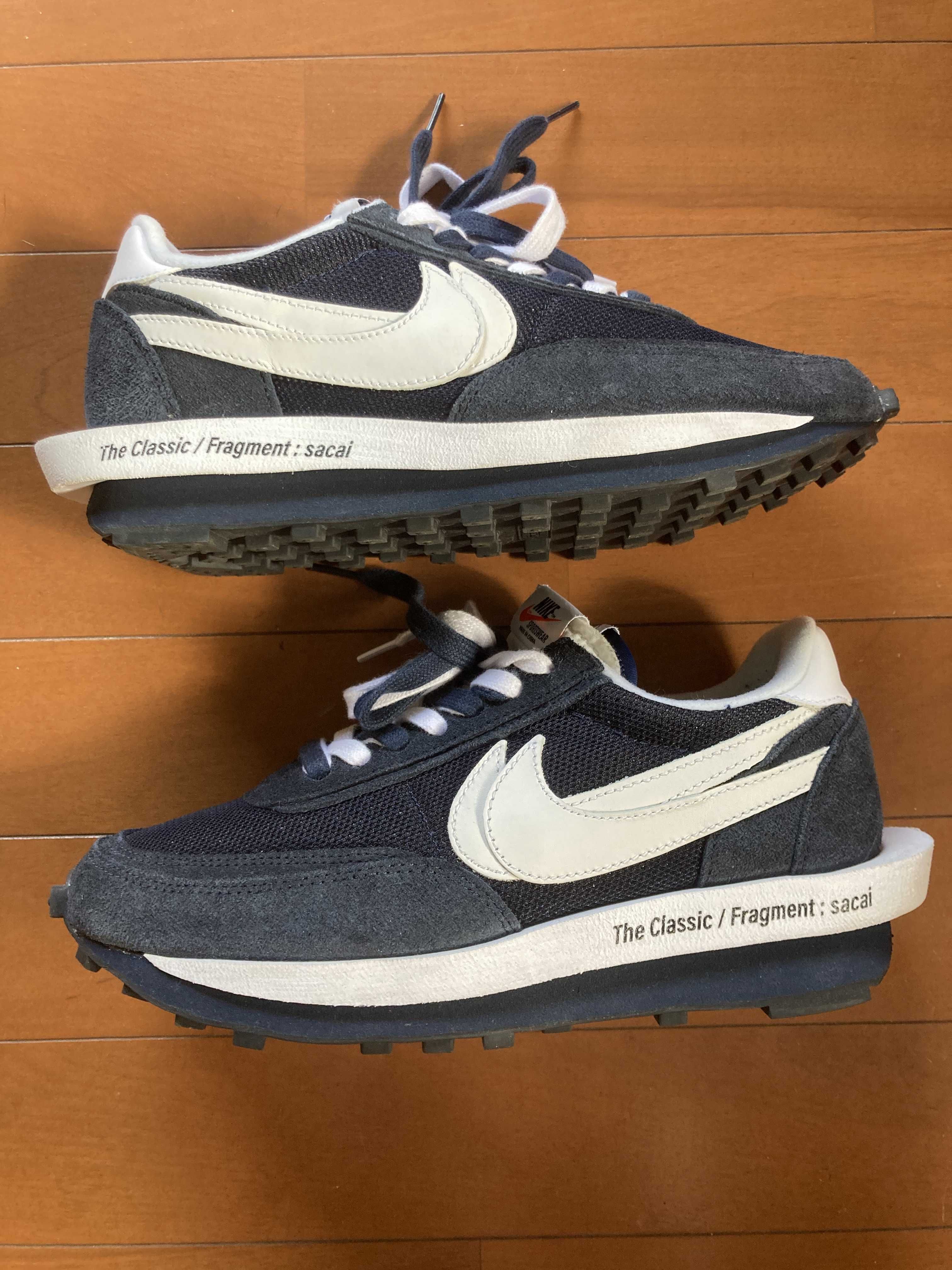 Fragment × sacai × Nike LD Waffle "Blackended Blue"