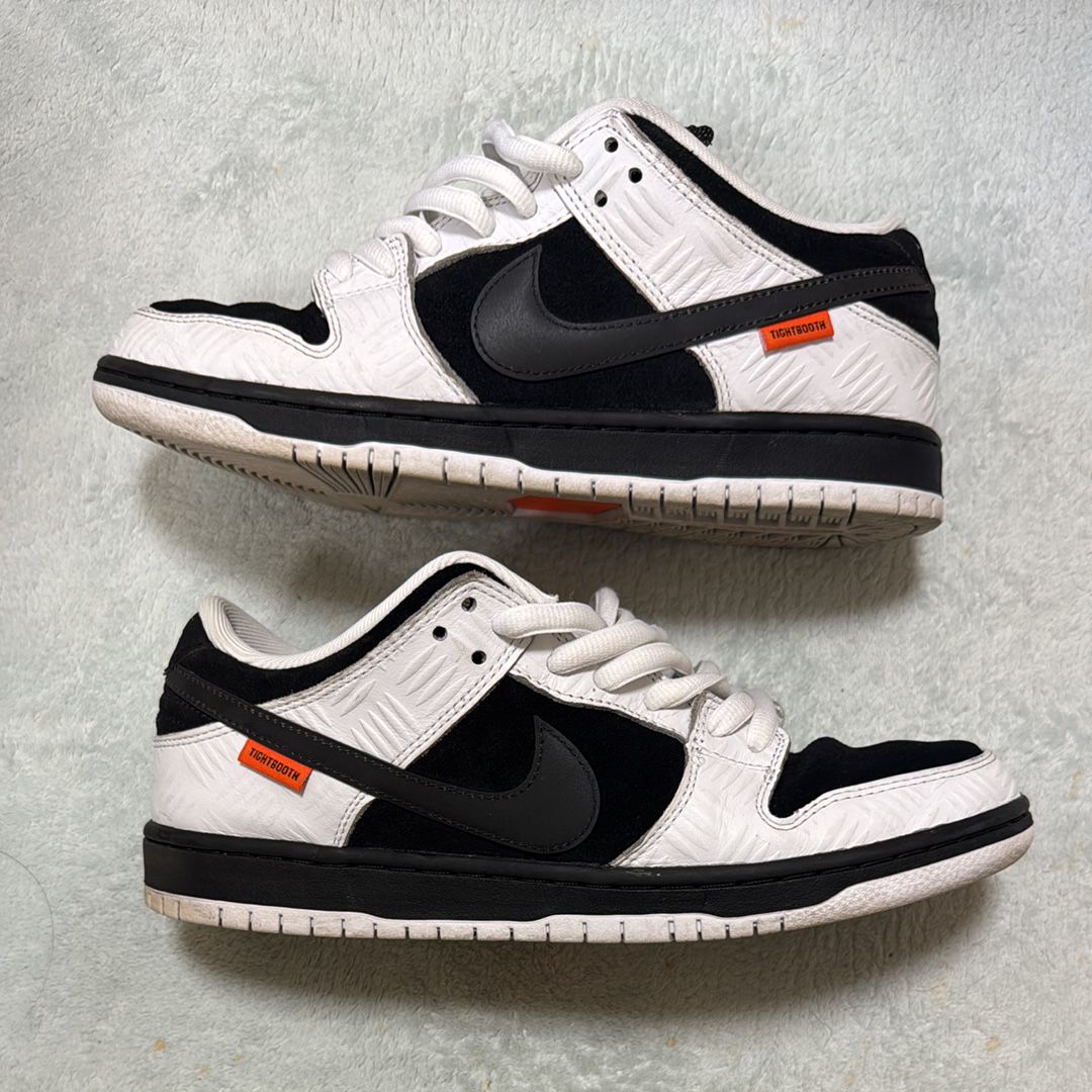 TIGHTBOOTH × Nike SB Dunk Low Pro QS "Black and White"