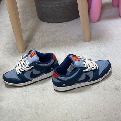Why So Sad? × Nike SB Dunk Low "Coastal Blue/Speed Yellow-University Red"