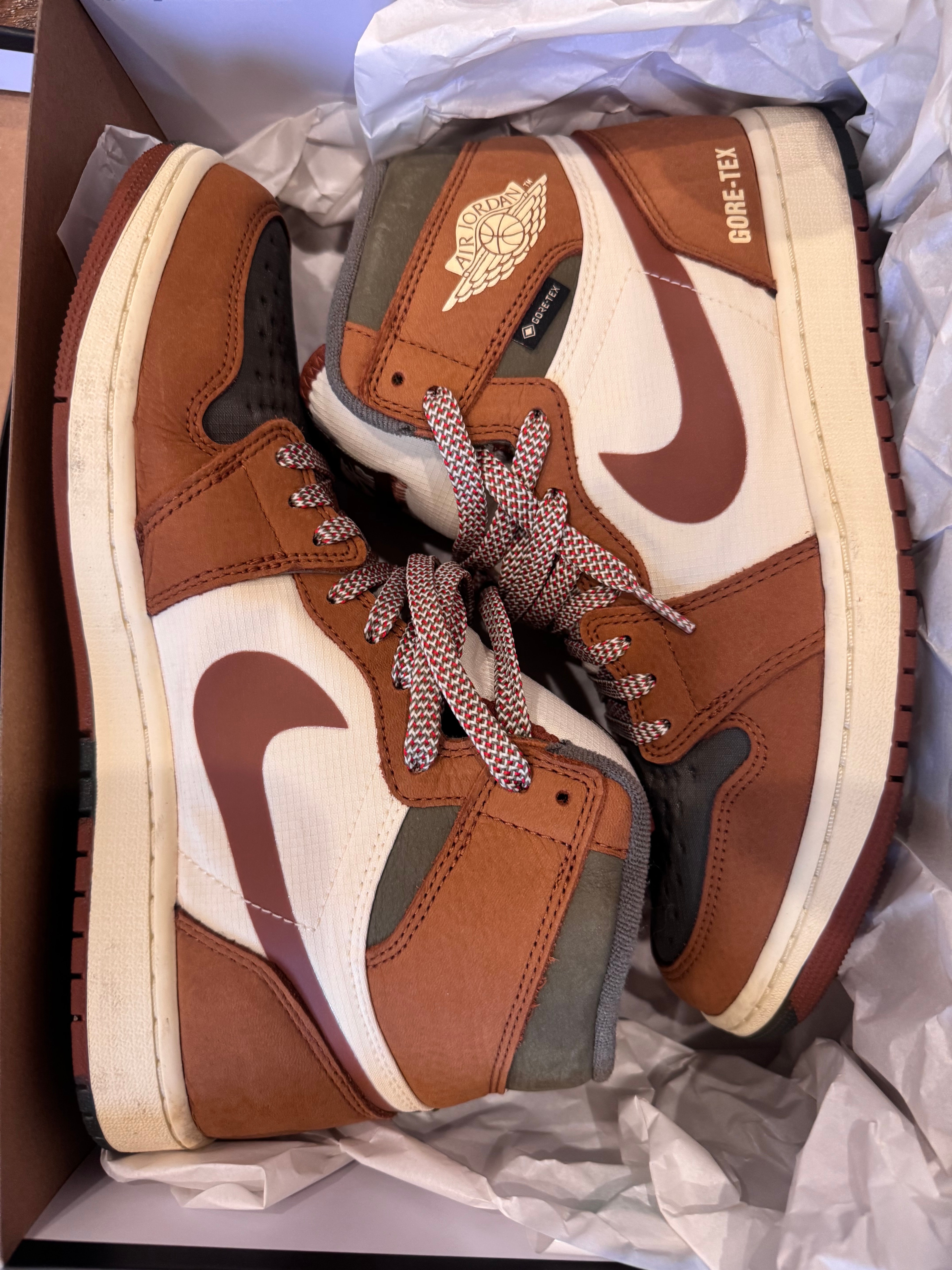 ナイキ エアジョーダン1 エレメント ゴアテックス "レジェンドコーヒー"
