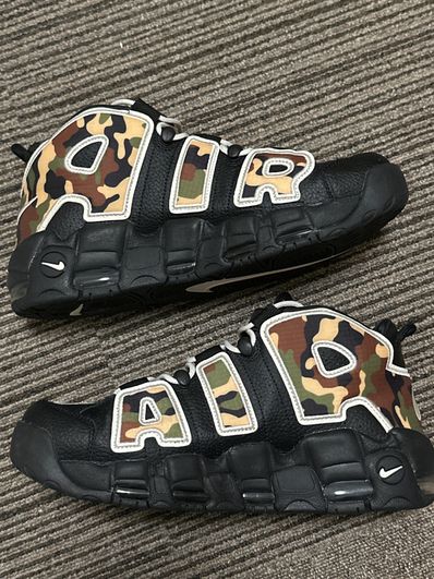 Nike air more uptempo 2025 black camo