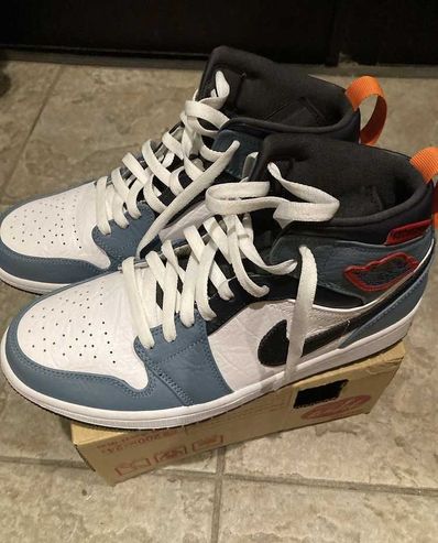 FACETASM × Nike Air Jordan 1 Mid "White/Navy"