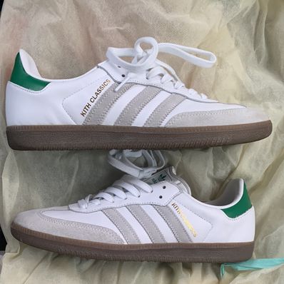 KITH × adidas Samba OG "White/Green"