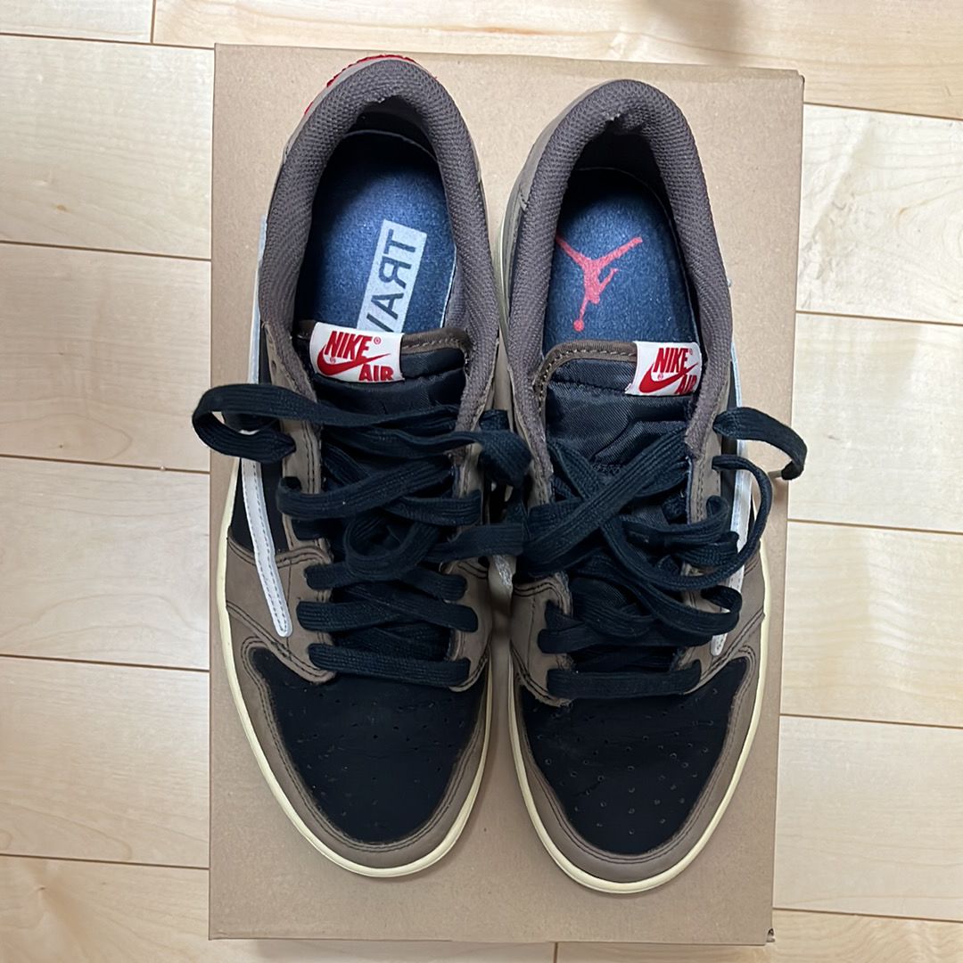 Travis Scott × Nike Air Jordan 1 Low OG SP-T "Black/Dark Mocha"