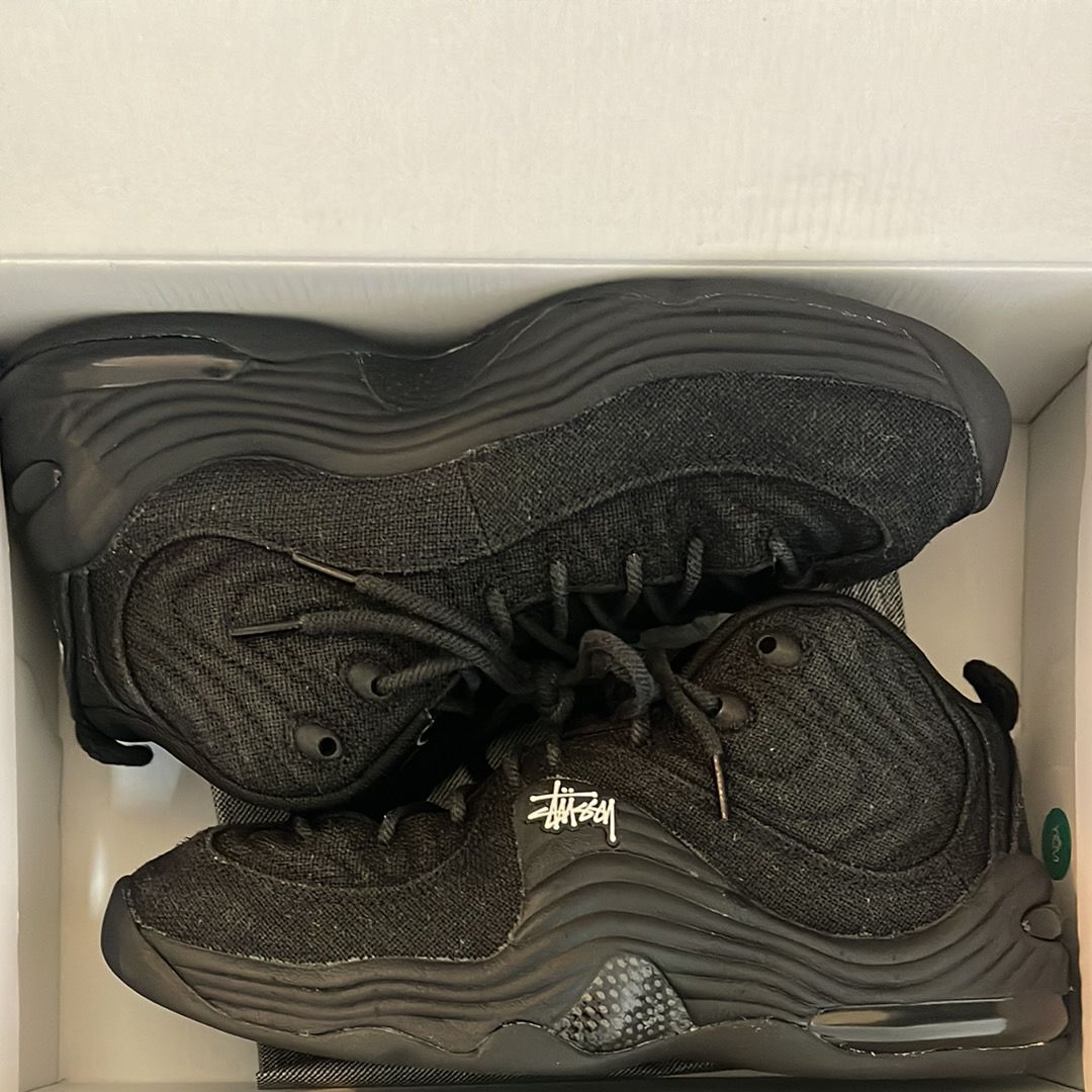 Stussy × Nike Air Penny 2 "Black"
