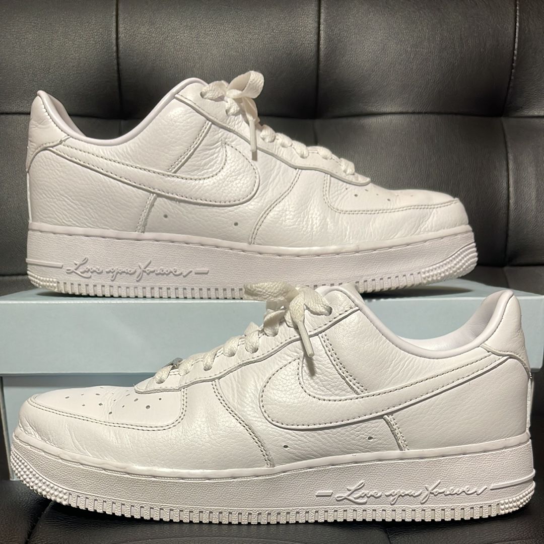 Drake NOCTA × Nike Air Force 1 Low "Love You Forver/White"
