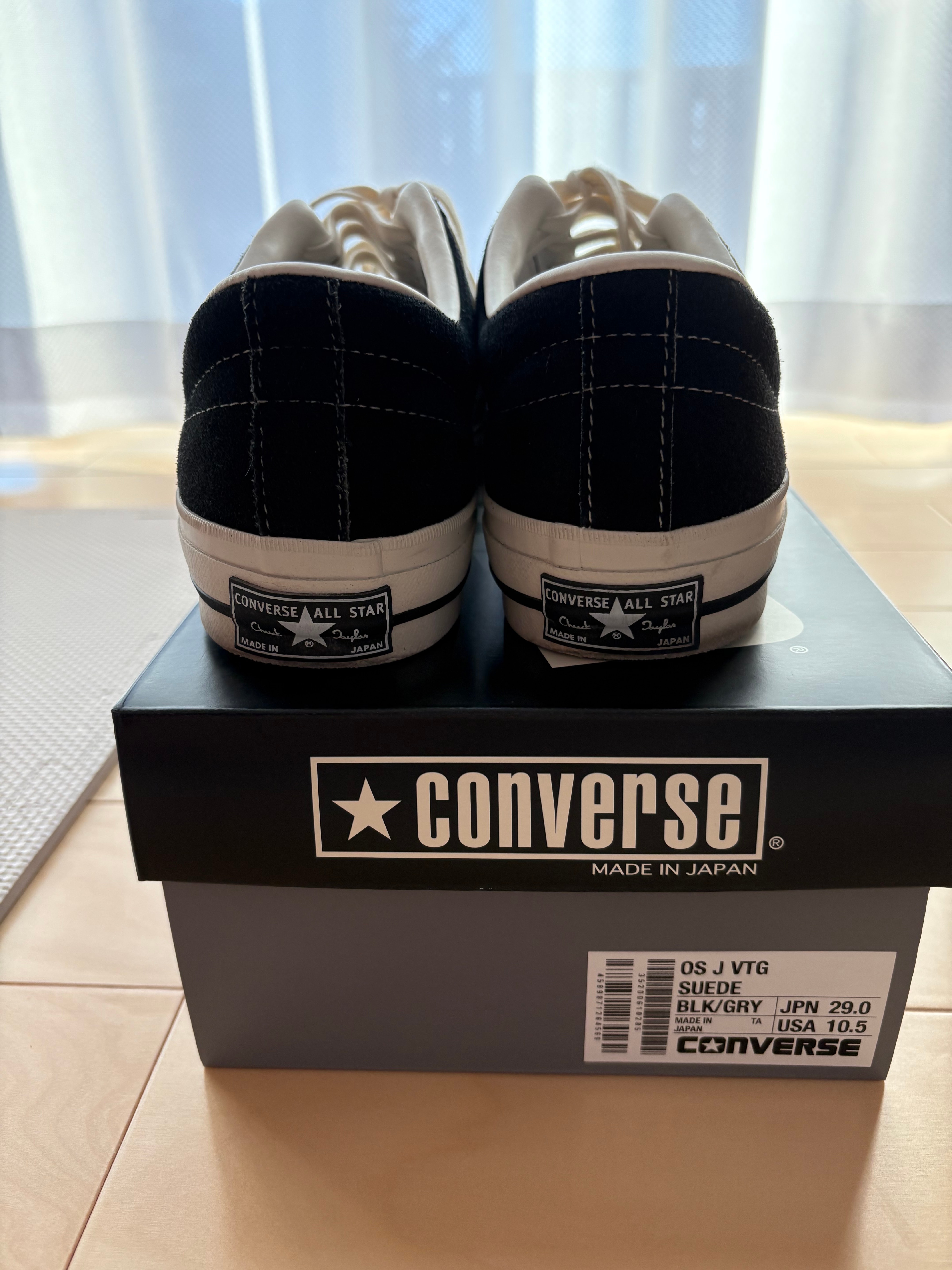 SOMA × Converse One Star J VTG Suede TimeLine "Black/Grey"