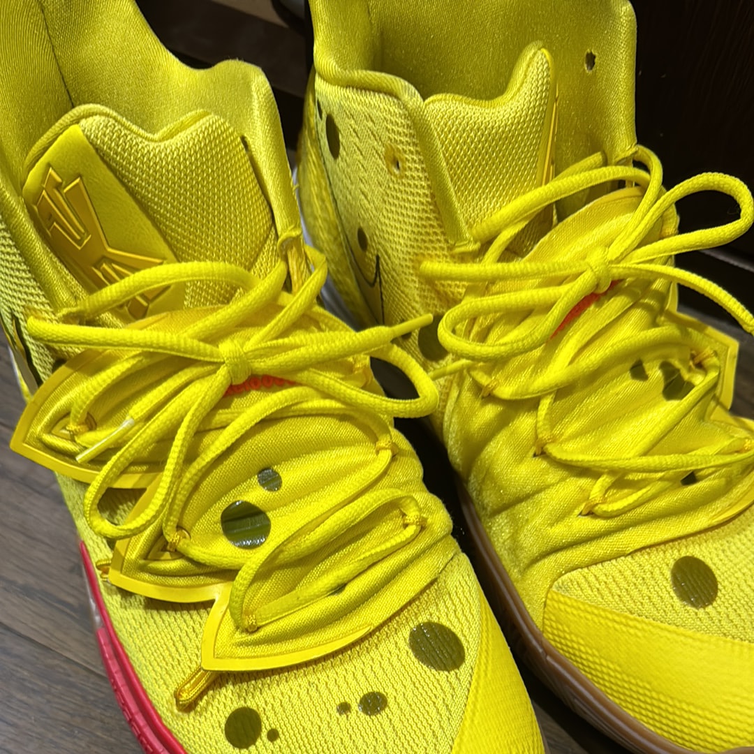 Spongebob Squarepants × Nike Kyrie 5 "Opti Yellow"