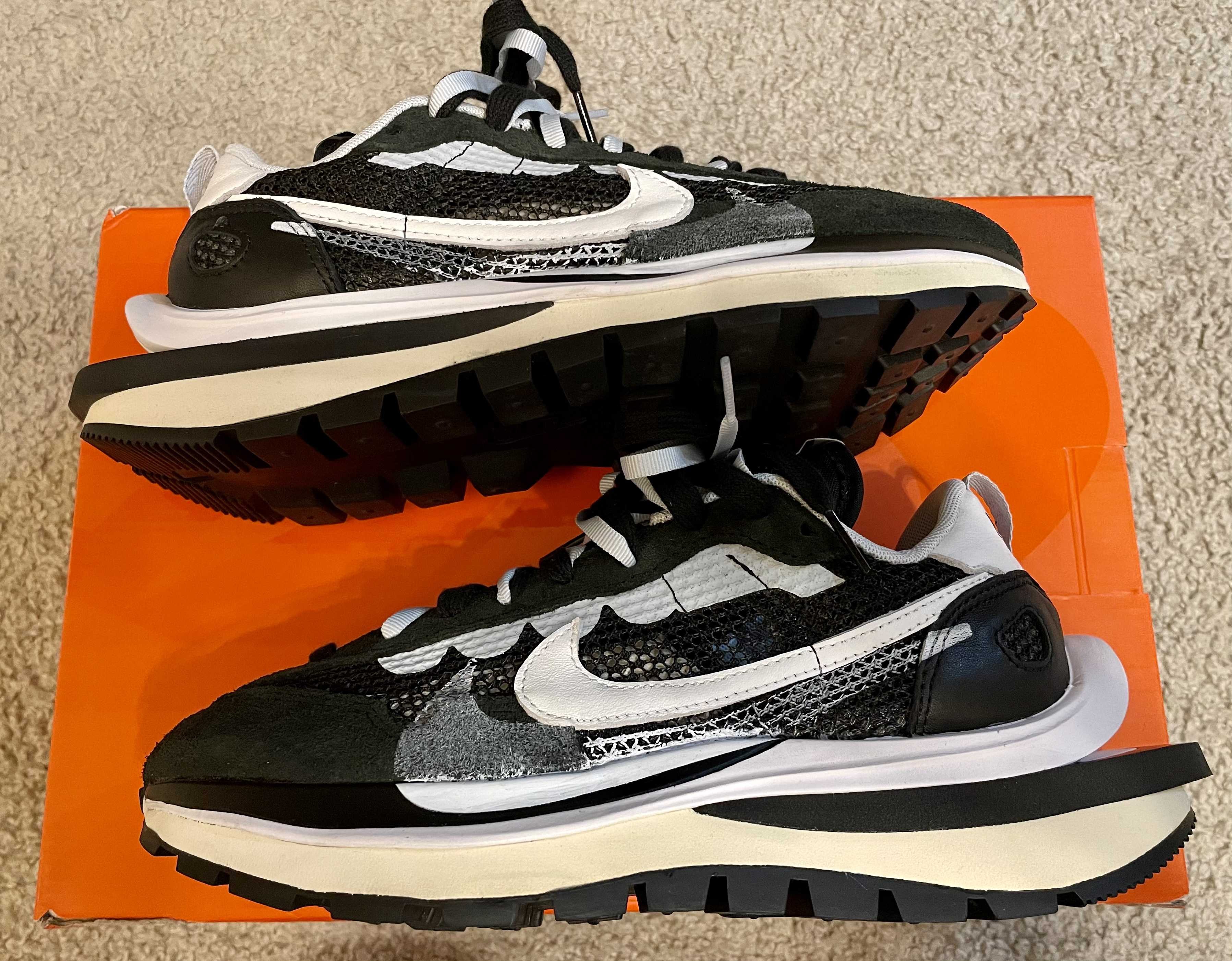 sacai × Nike Vapor Waffle "Black and White"