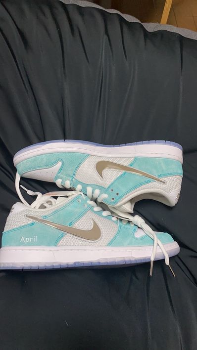 APRIL SKATEBOARDS × Nike SB Dunk Low Pro QS "White and Multi-Color"