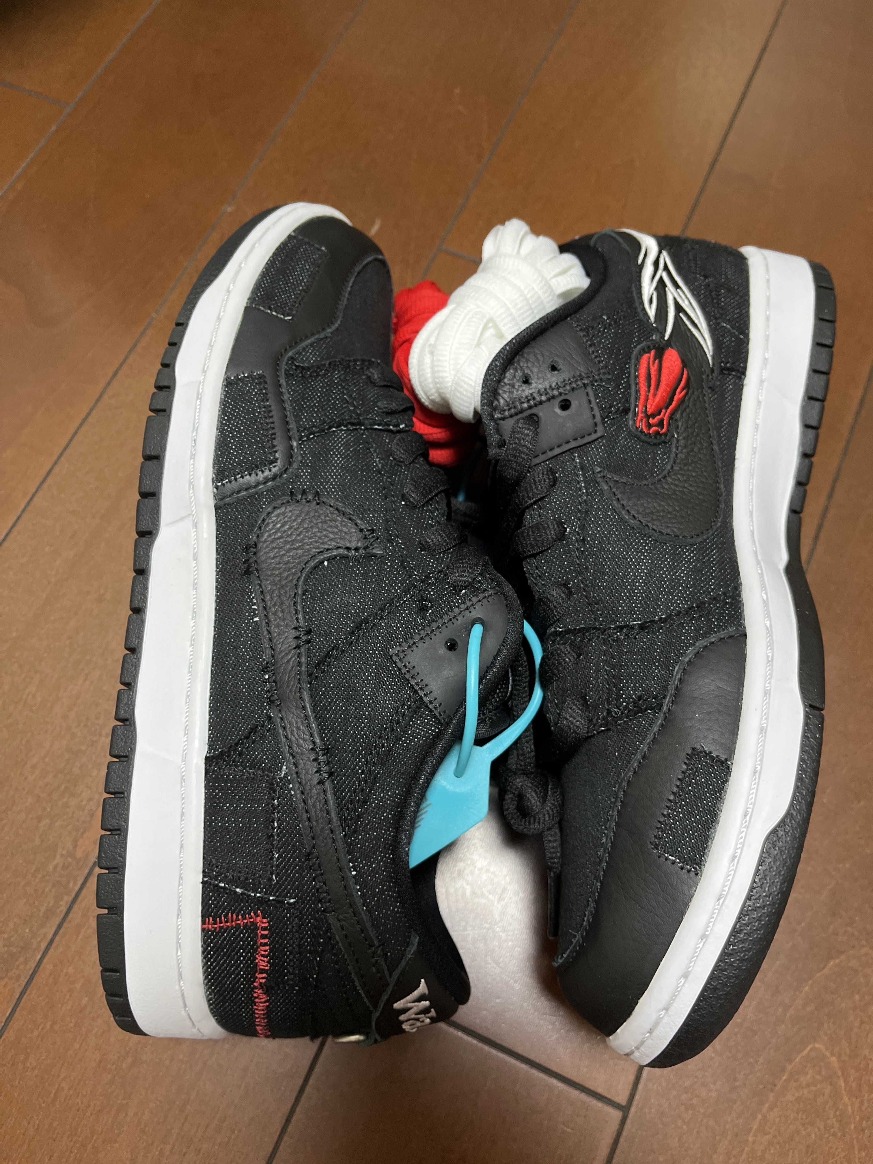 Wasted Youth × Nike SB Dunk Low "Black Denim" / VERDY