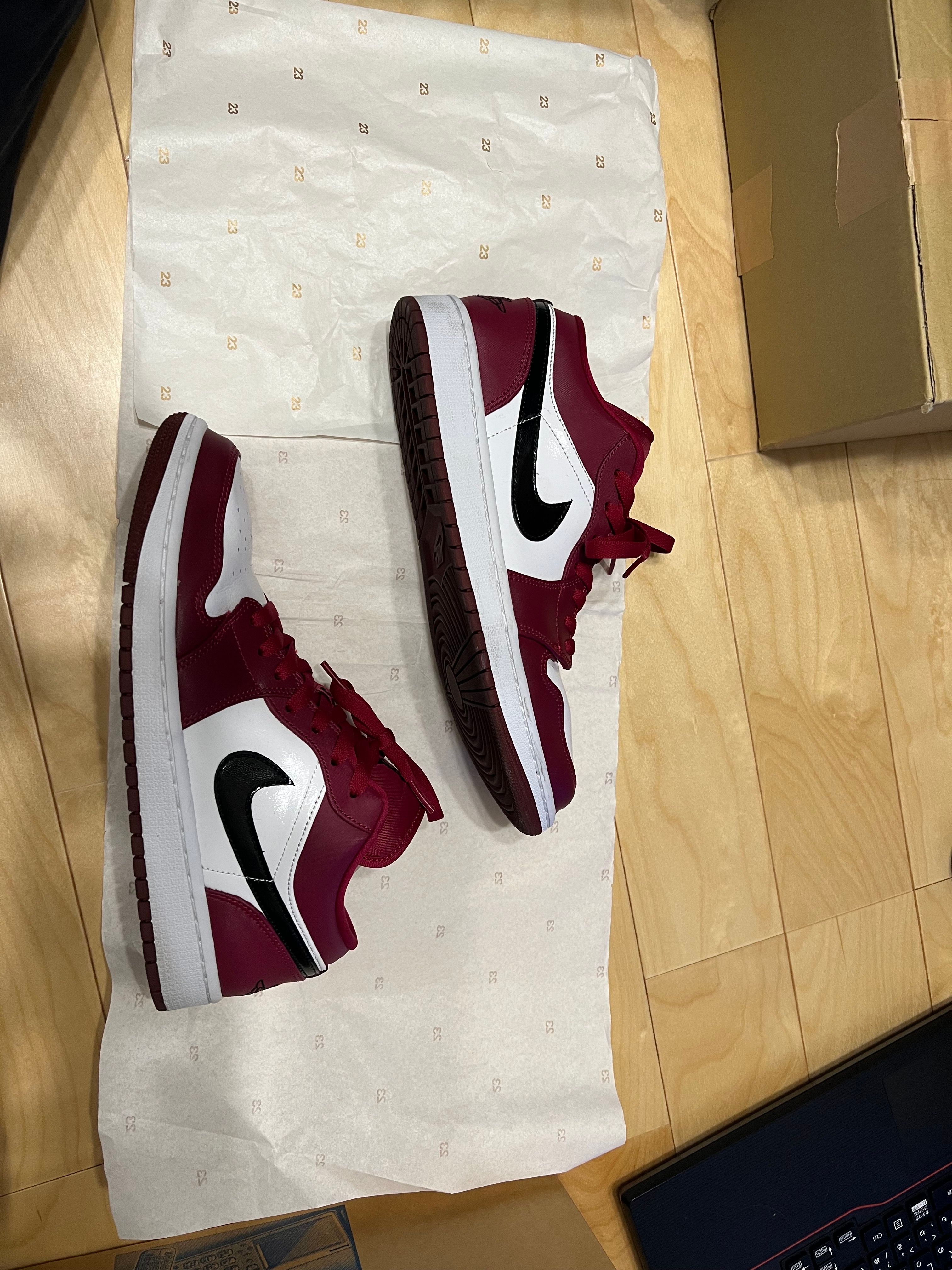NIKE AIR JORDAN 1 LOW "NOBLE RED"