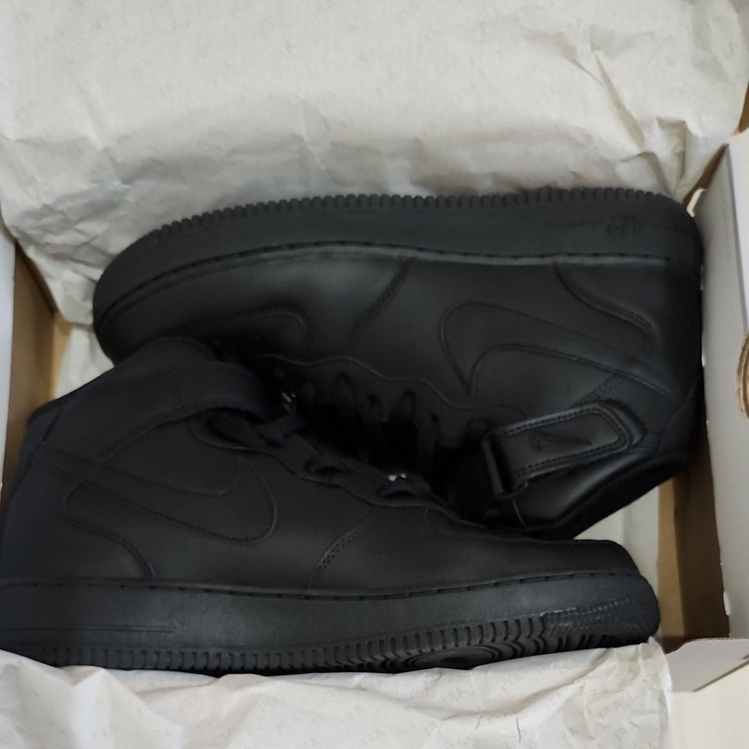 Nike Air Force 1 Mid '07 "Black/Black" (315123-001/CW2289-001)