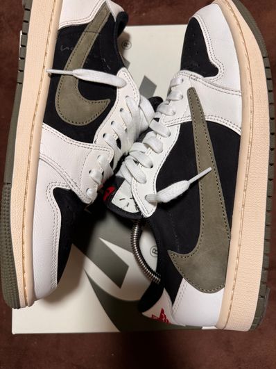 Travis Scott × Nike Women's Air Jordan 1 Low OG "Medium Olive"