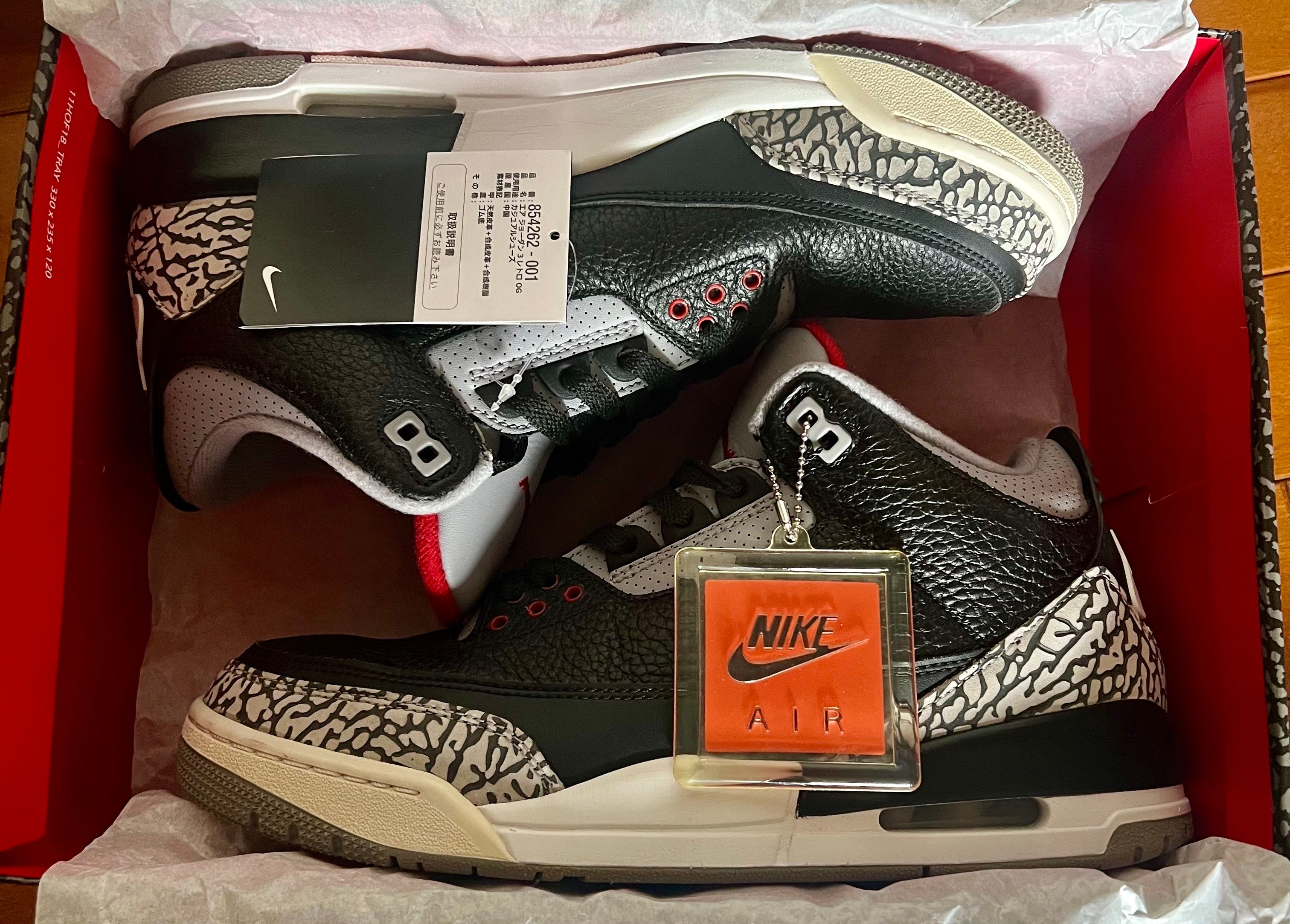 Nike Air Jordan 3 Retro OG "Black Cement" (2018)