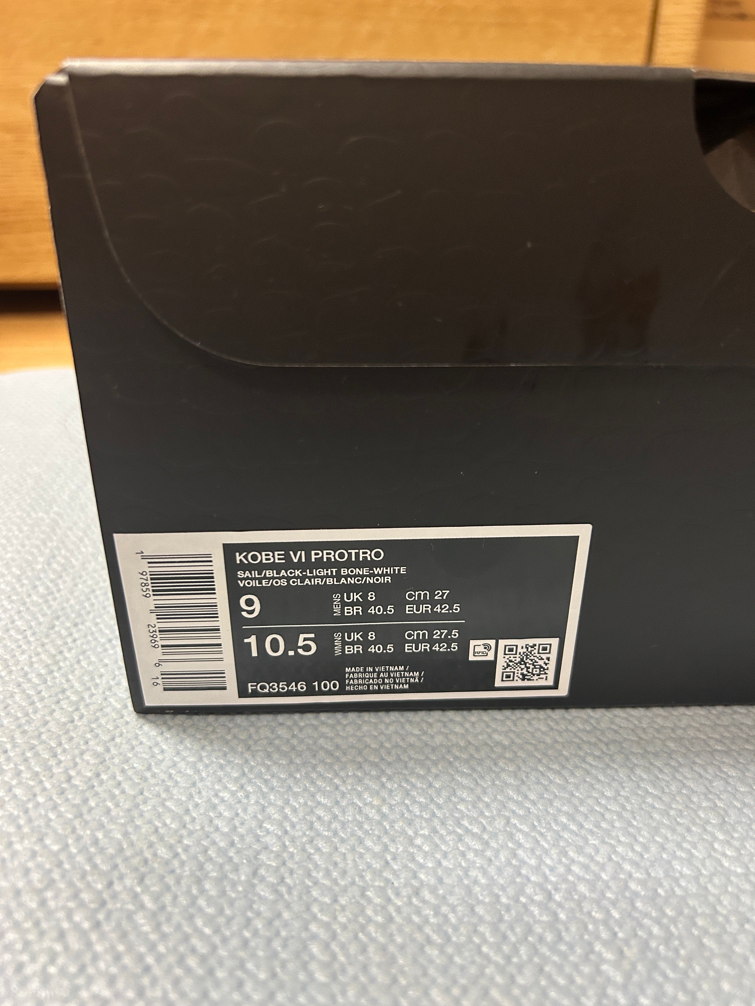 Nike Kobe 6 Protro "Sail"