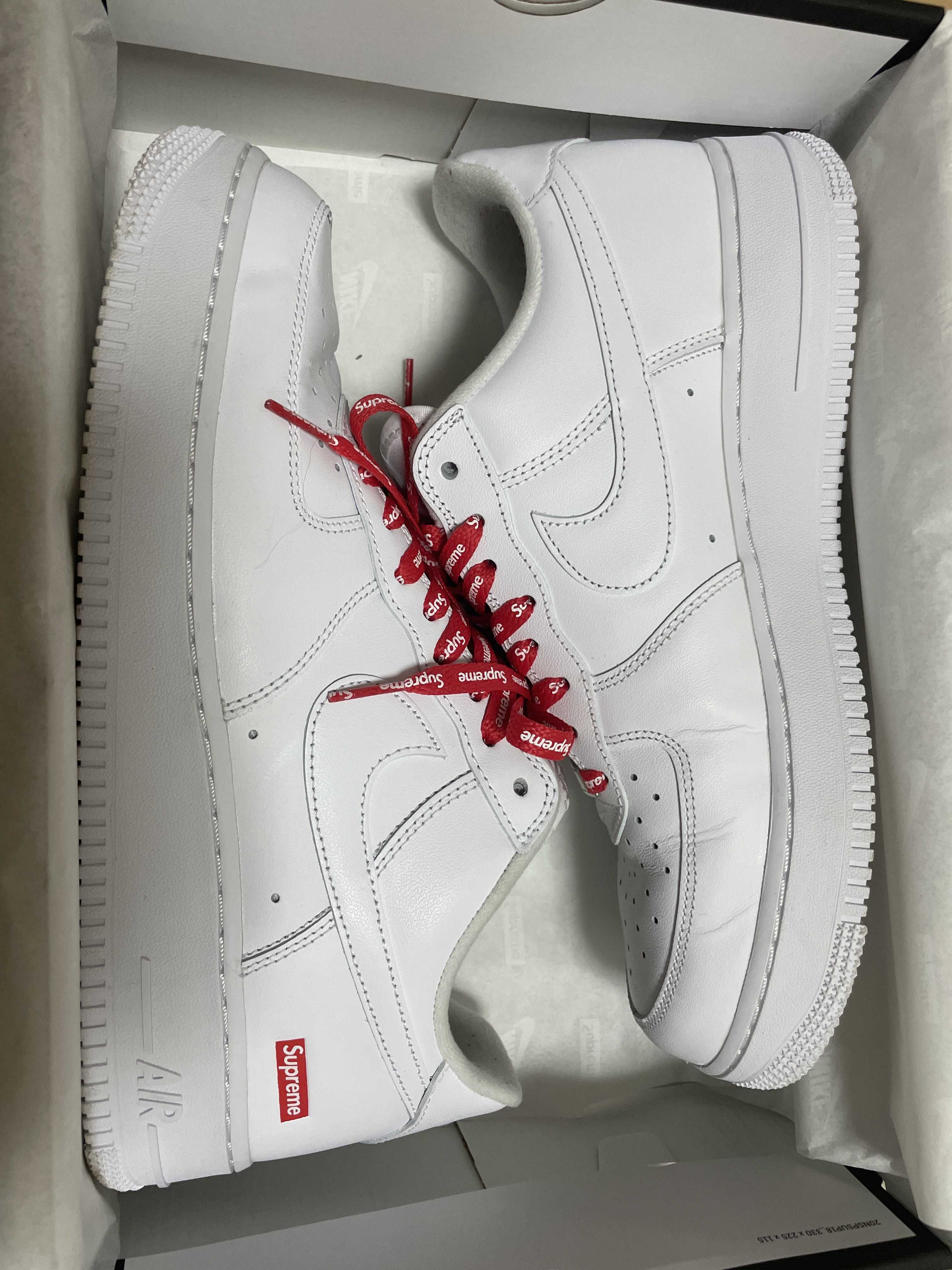 Supreme × Nike Air Force 1 Low "White"