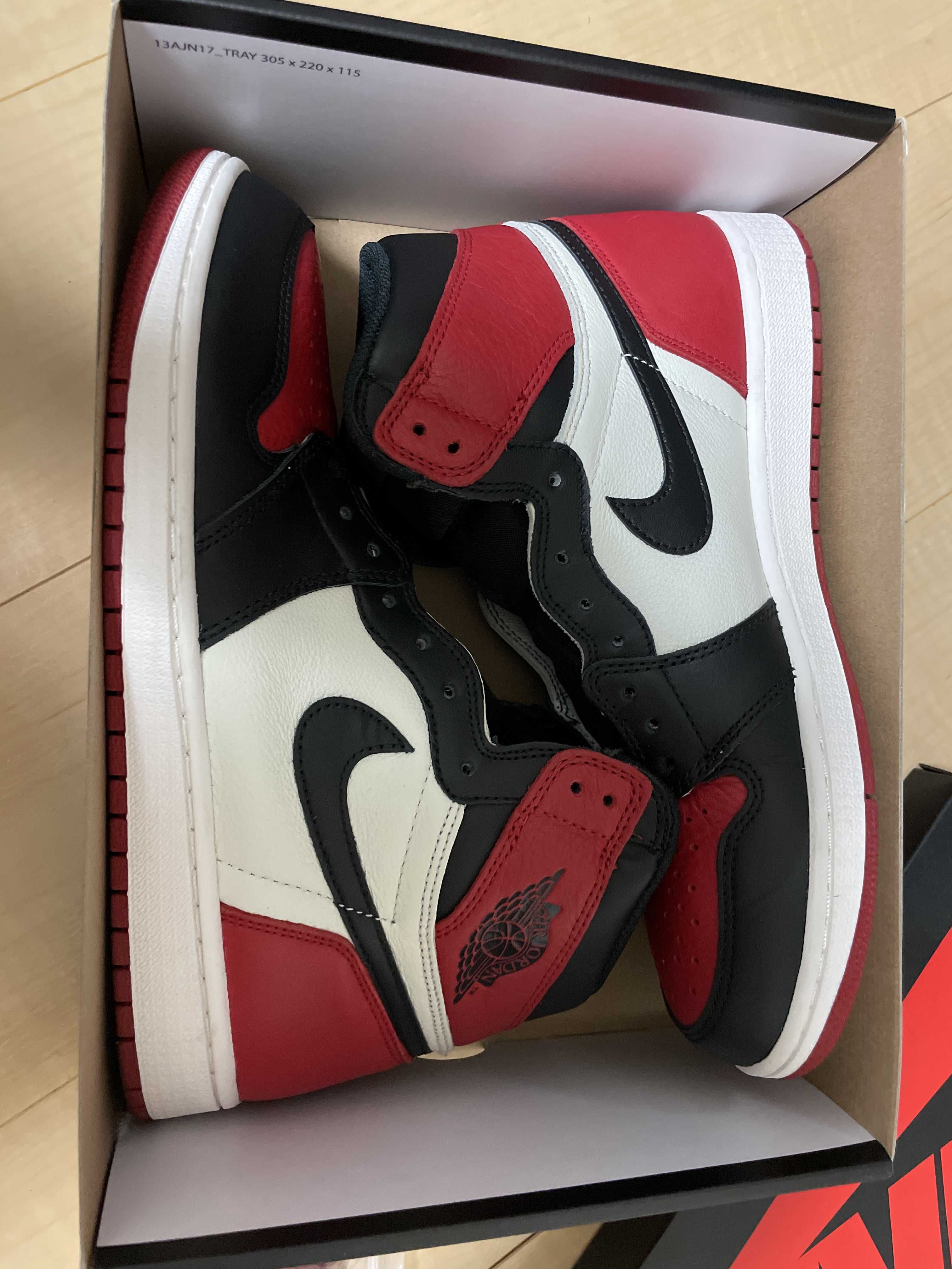 Nike Air Jordan 1 Retro High OG "Bred Toe"