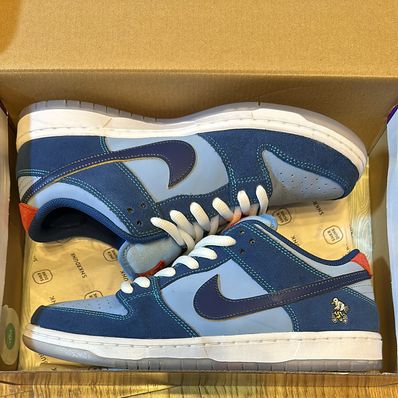 Why So Sad? × Nike SB Dunk Low "Coastal Blue/Speed Yellow-University Red"