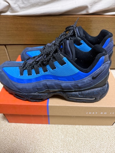 Stash × Nike Air Max 95 "Black and Harbor Blue" (2024)