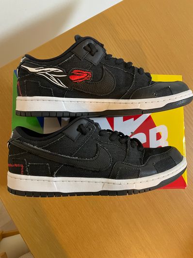 Wasted Youth × Nike SB Dunk Low "Black Denim" / VERDY