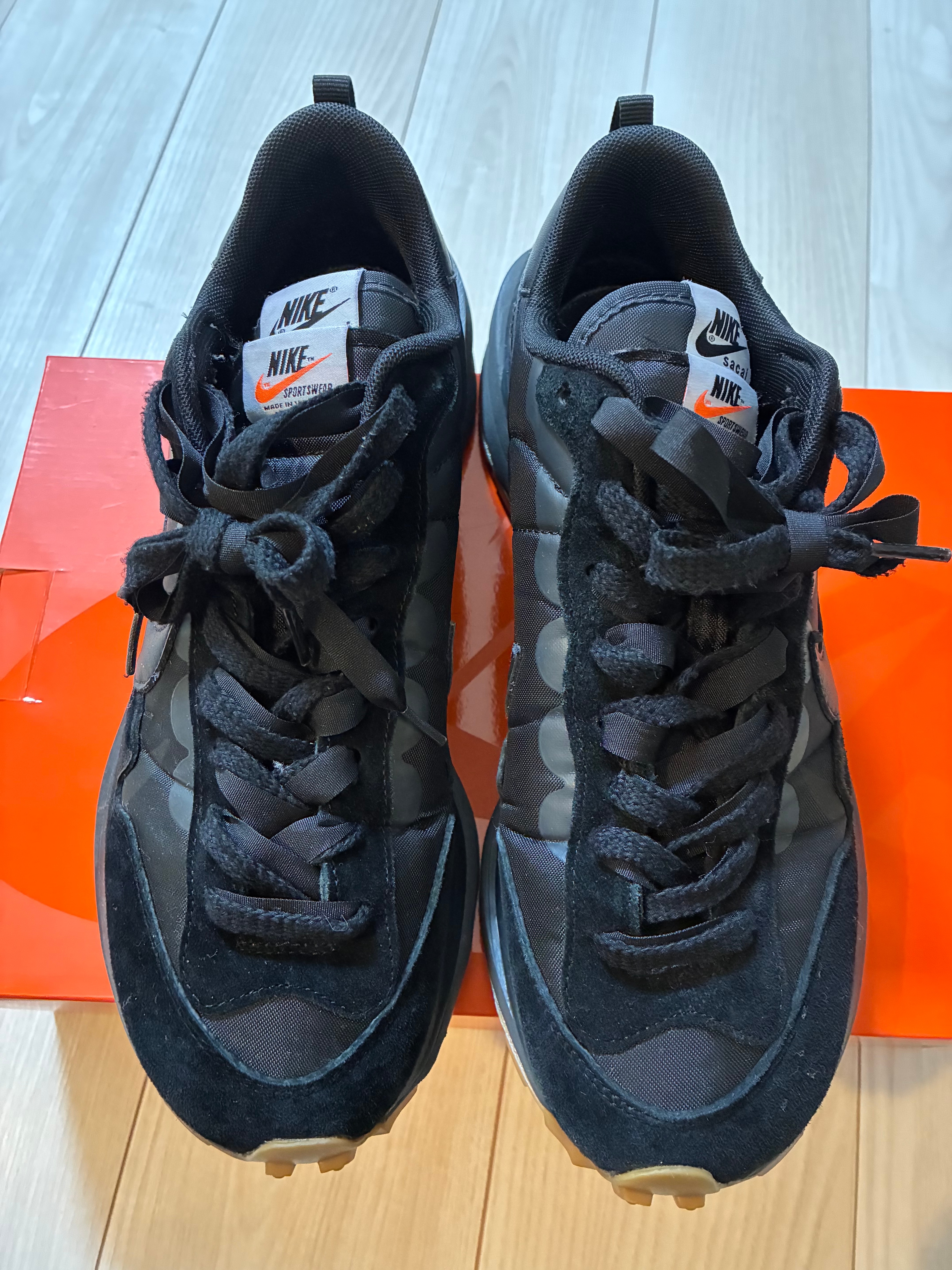 sacai × Nike VaporWaffle "Black Gum"