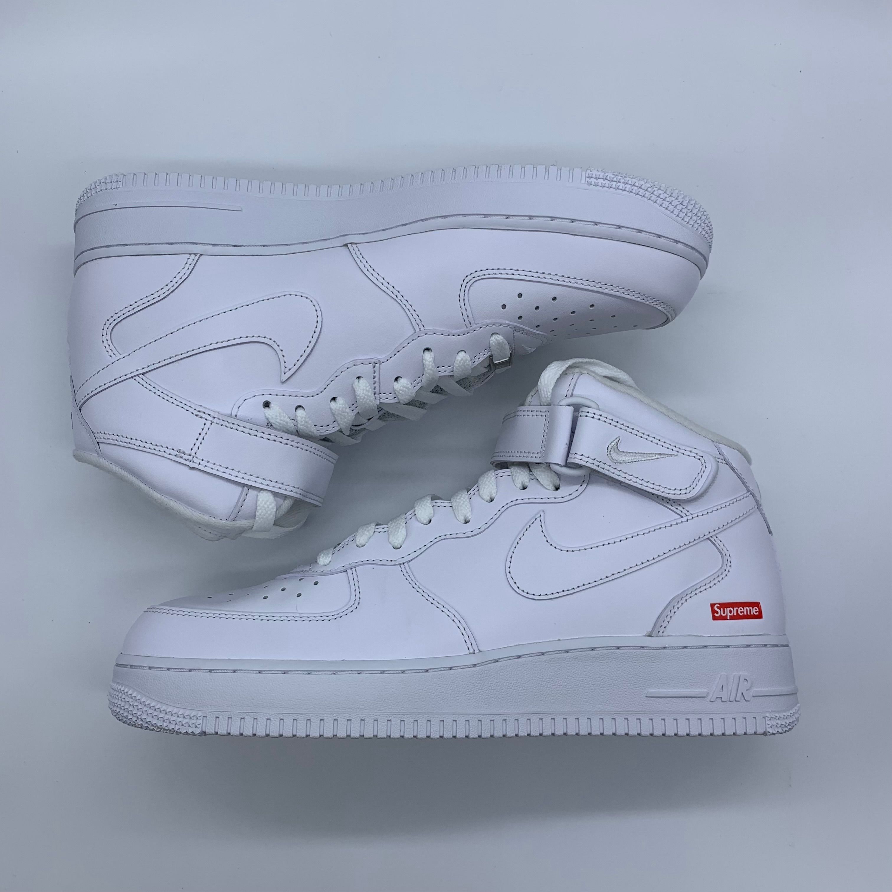 Supreme × Nike Air Force 1 Mid "White" FW24