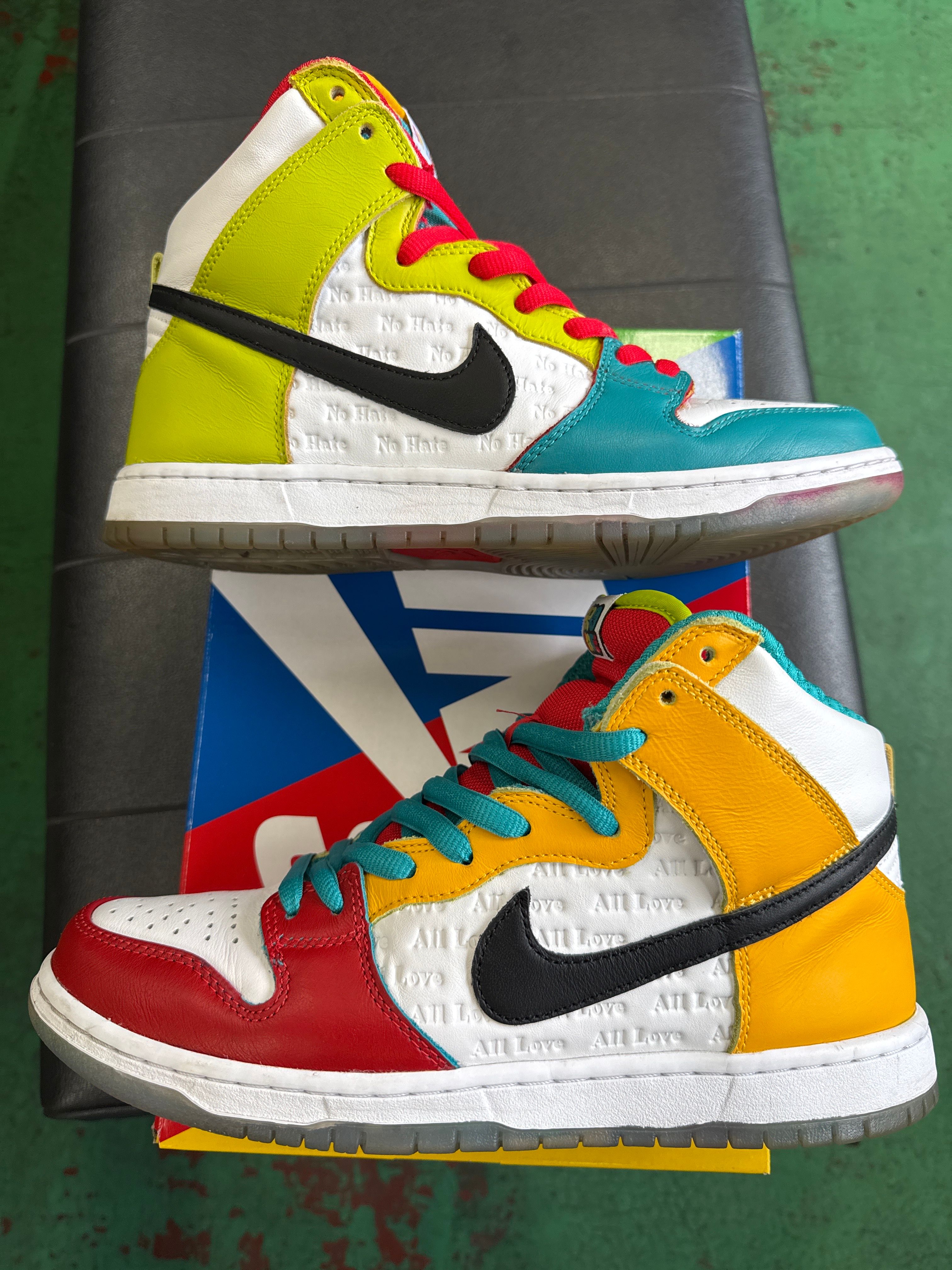 froSkate × Nike SB Dunk High Pro QS "All Love"