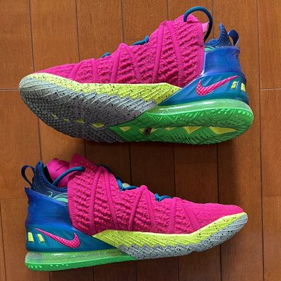 Nike LeBron 18 Los Angeles By Night "Pink Prime"