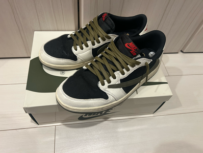 Travis Scott × Nike Women's Air Jordan 1 Low OG "Medium Olive"
