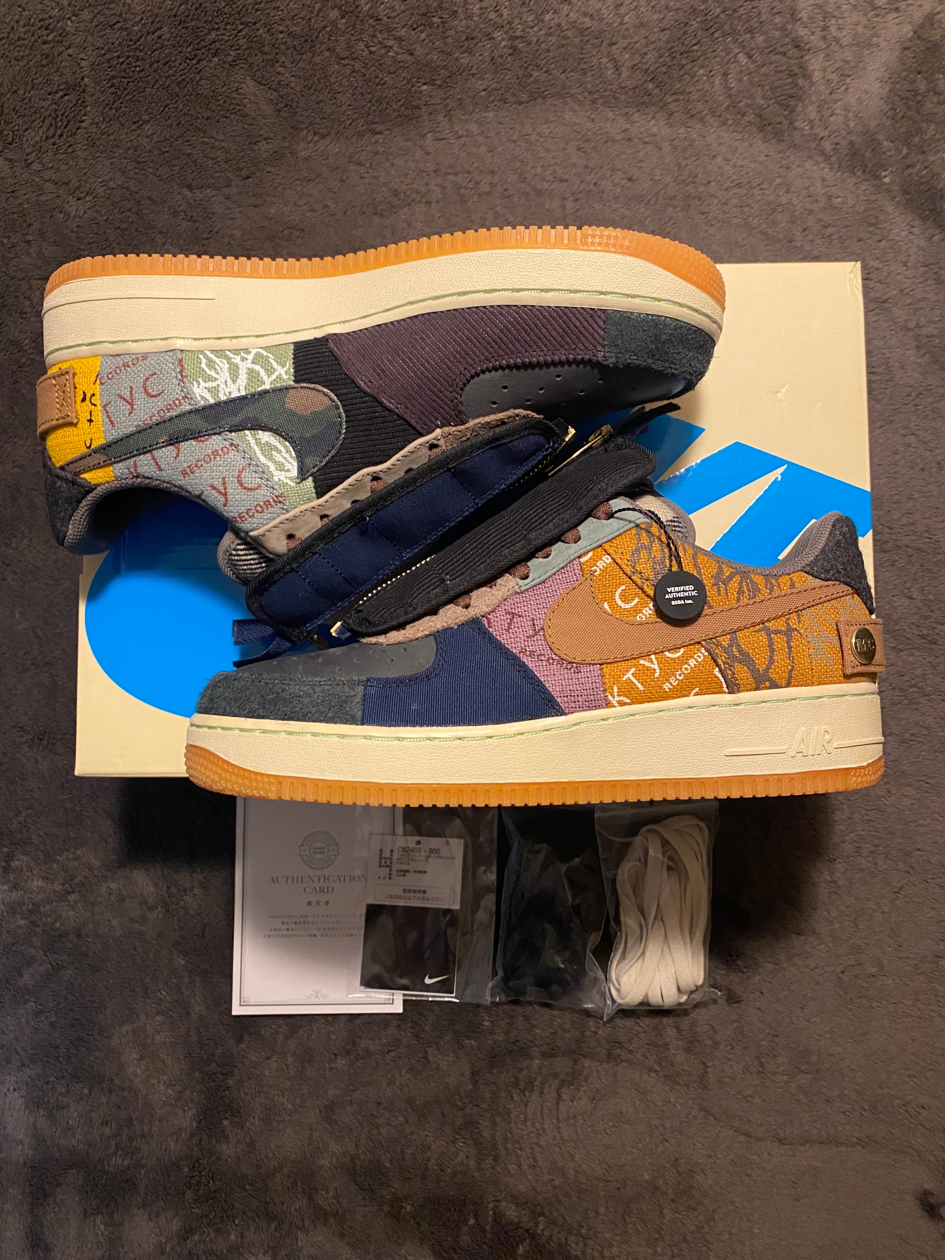 Travis Scott × Nike Air Force 1 Low Cactus Jack "Multi Color"