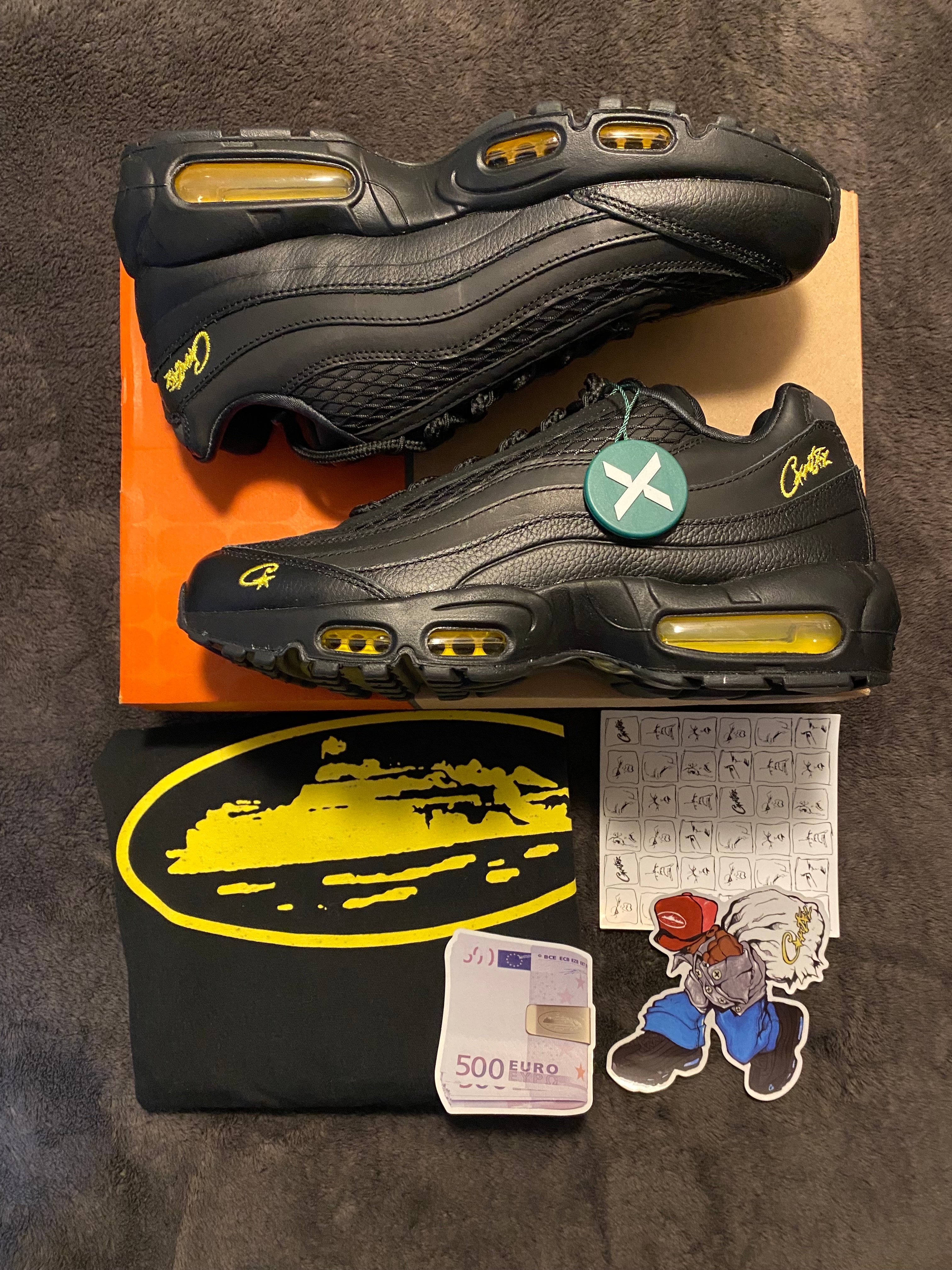 Corteiz × Nike Air Max 95 "Black and Tour Yellow"