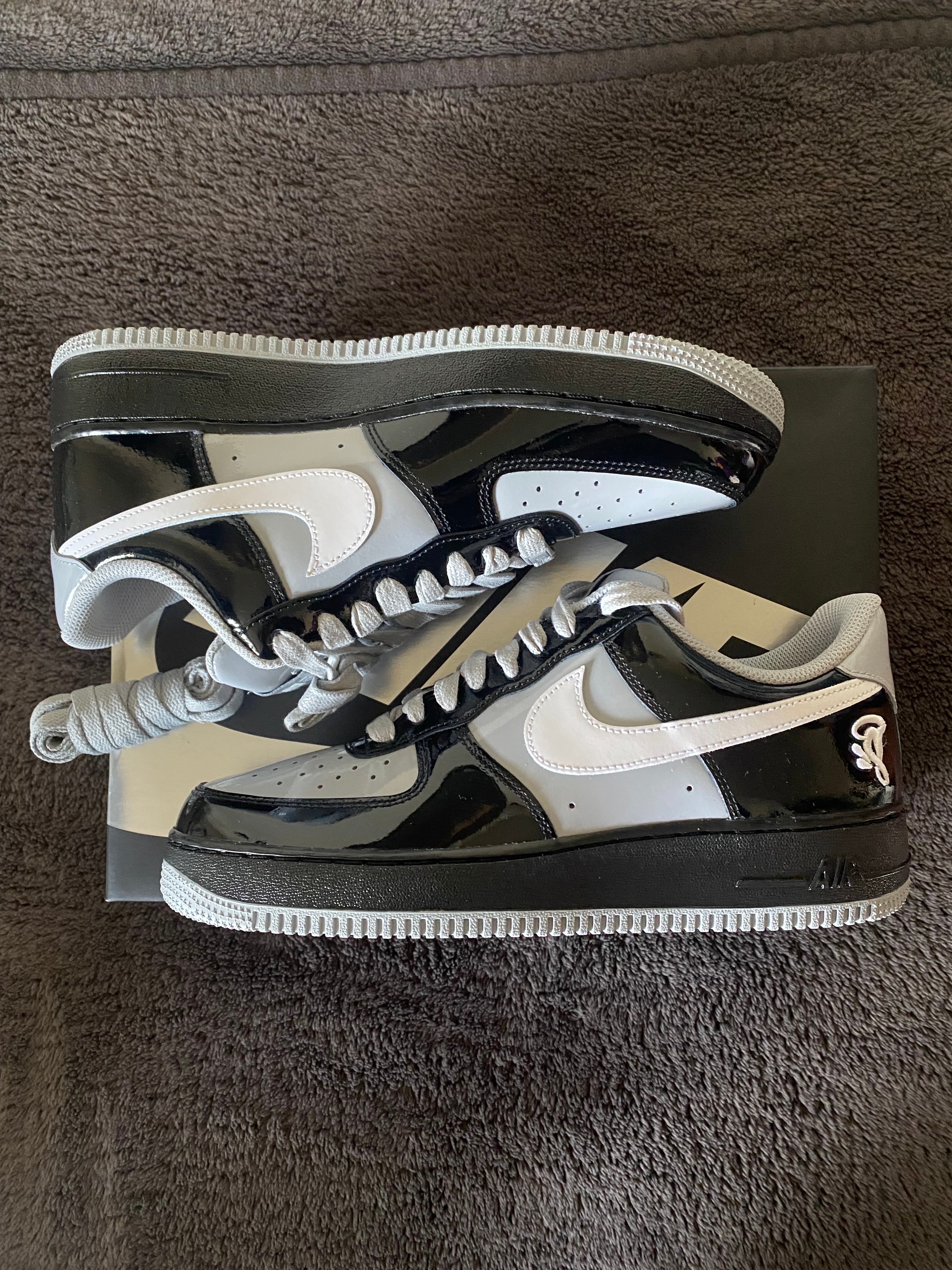 Central Cee × Nike Air Force 1 Low "Black/Light Smoke Grey"