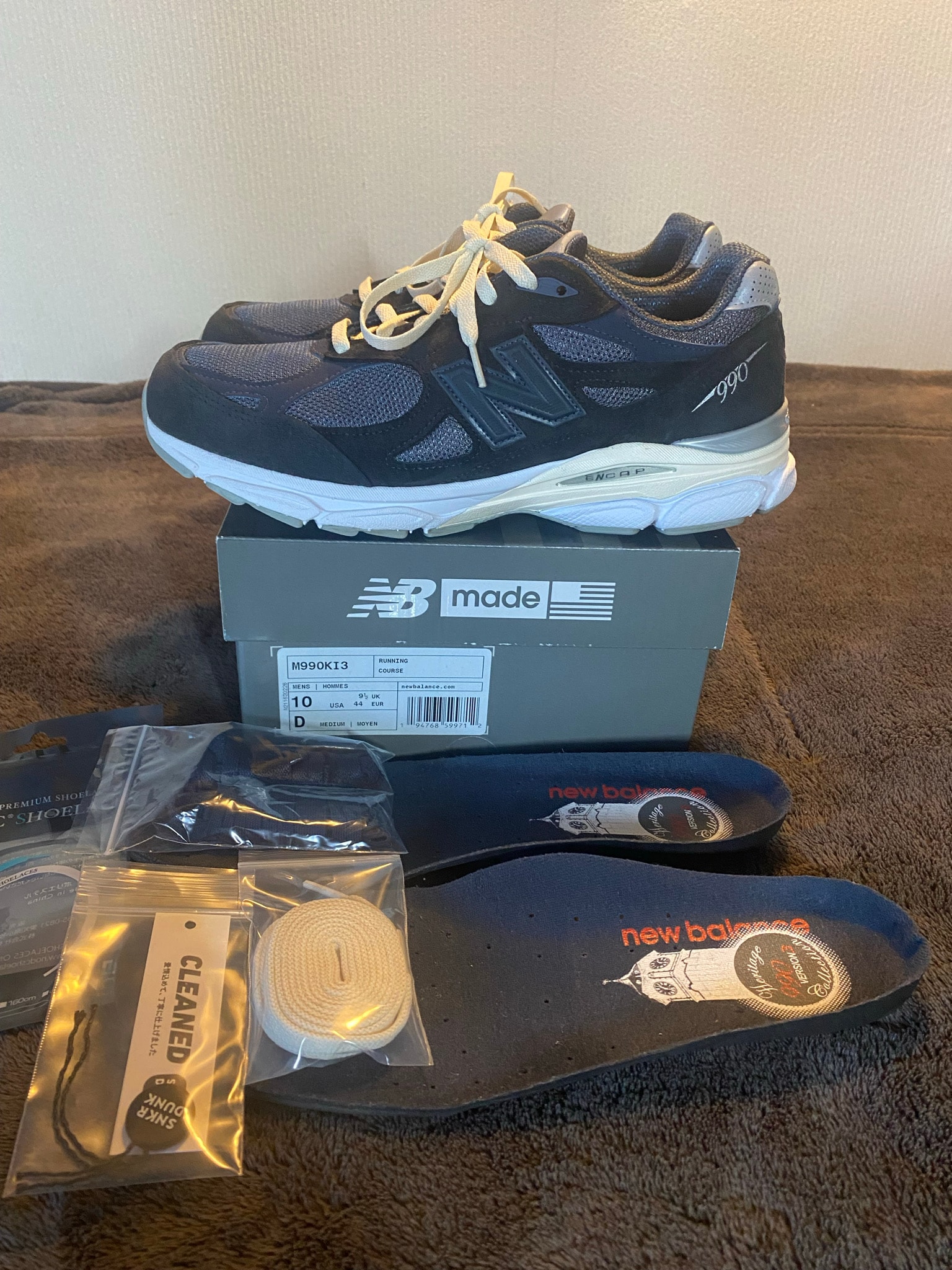 KITH Ronnie Fieg × New Balance 990V3 "Genesis/Navy"