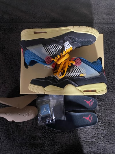 UNION × Nike Air Jordan 4 "Off Noir"