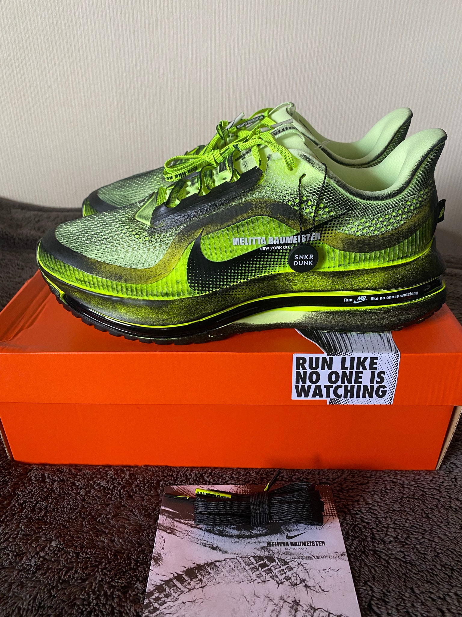 Melitta Baumeister × Nike Women's Pegasus Premium "Volt/Cyber"