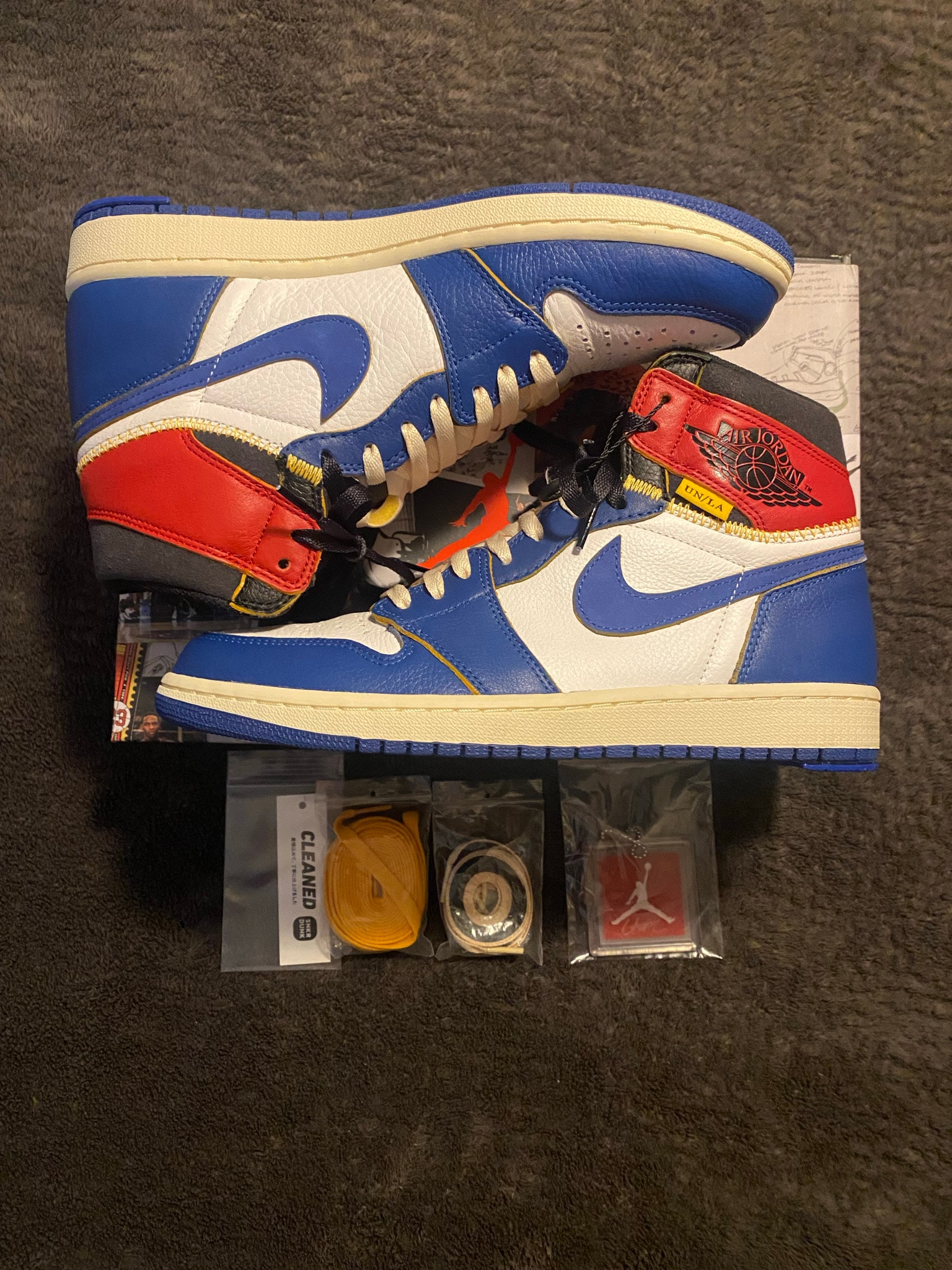UNION × Nike Air Jordan 1 Retro High OG NRG "Storm Blue/Varsity Red"