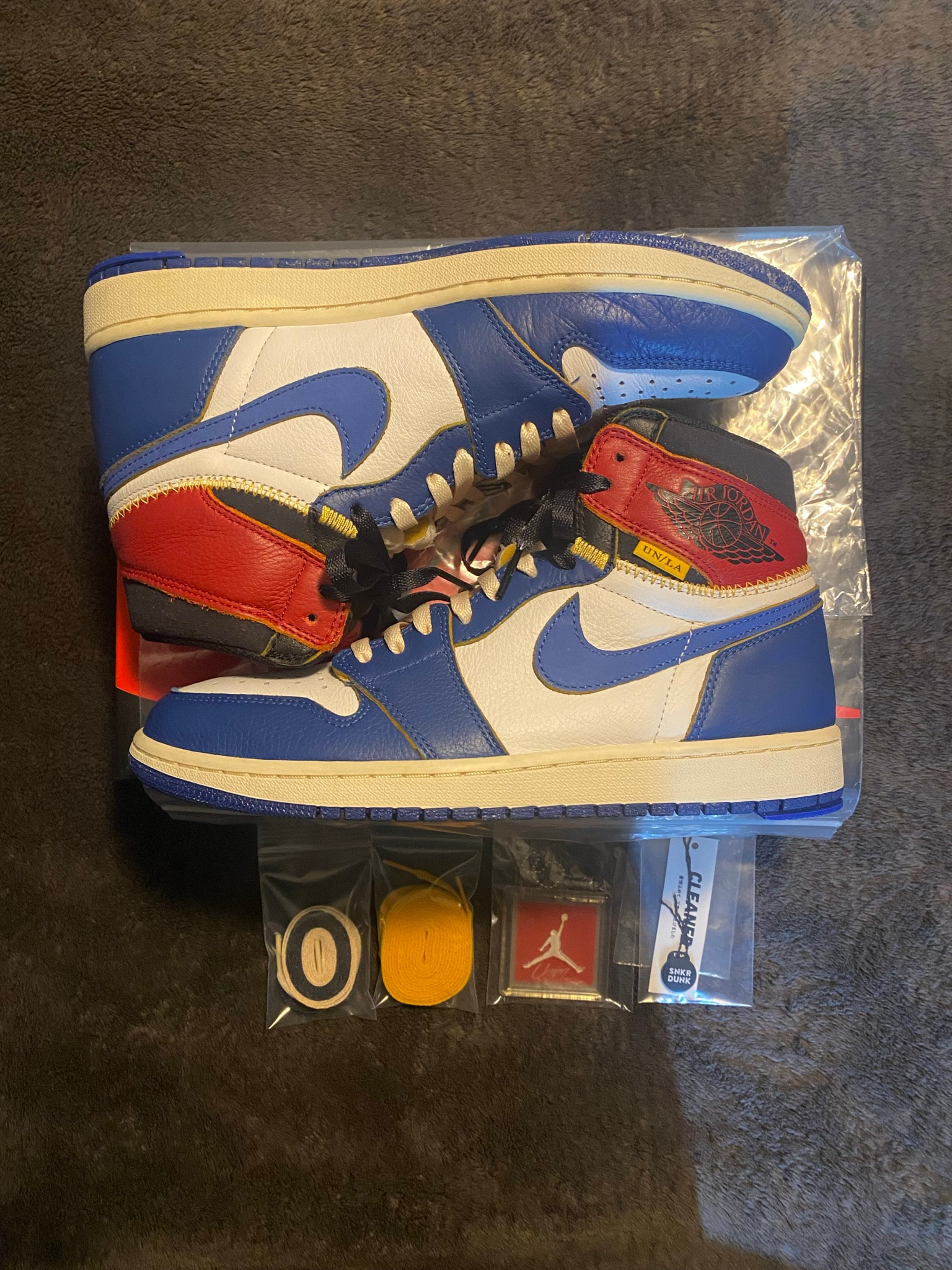 UNION × Nike Air Jordan 1 Retro High OG NRG "Storm Blue/Varsity Red"