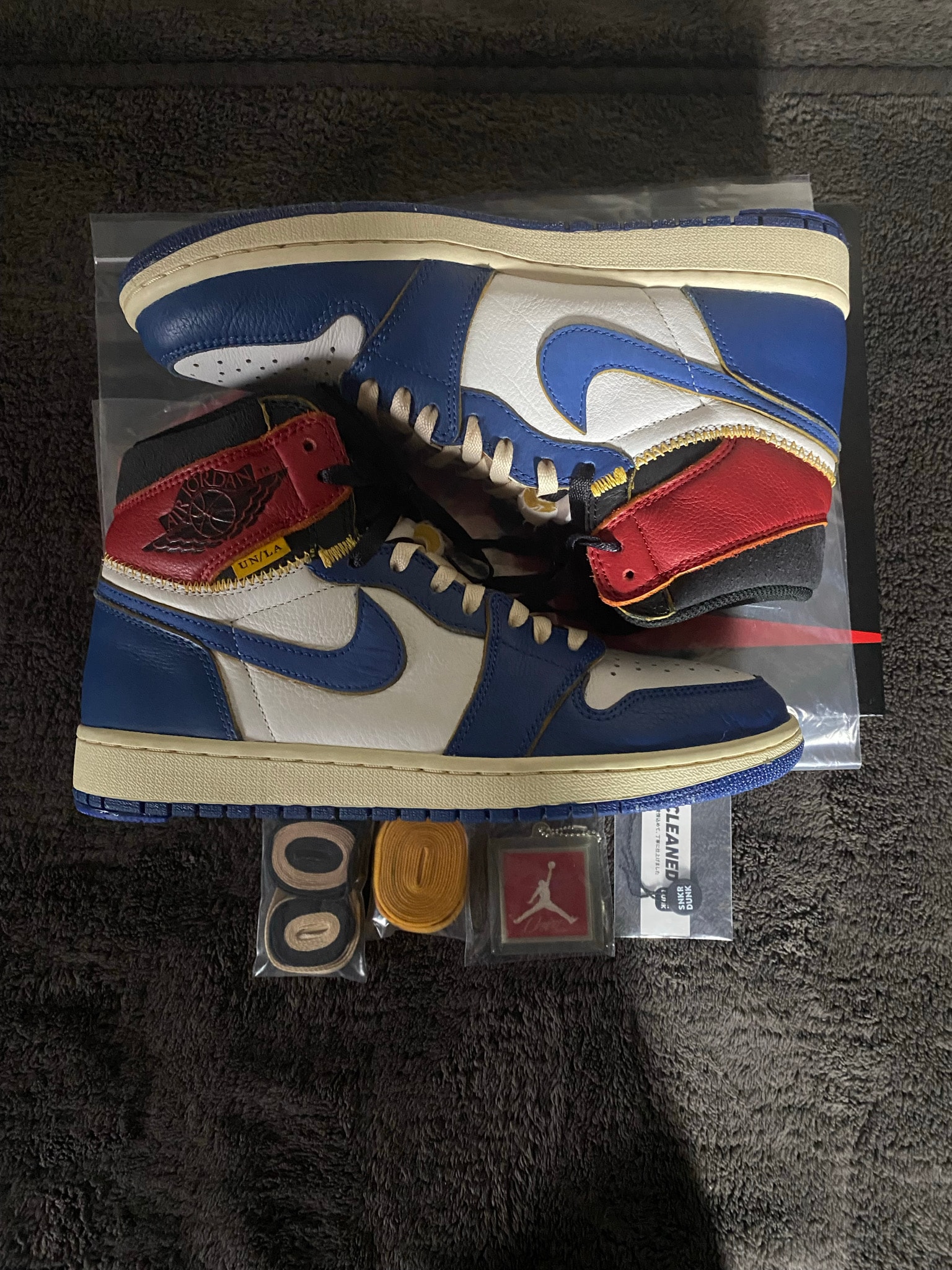 UNION × Nike Air Jordan 1 Retro High OG NRG "Storm Blue/Varsity Red"