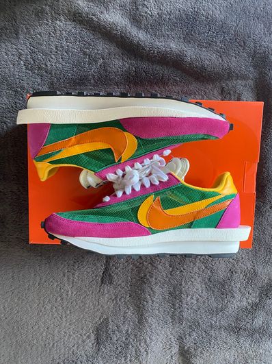 sacai × NIKE LDV WAFFLE "PINE GREEN"