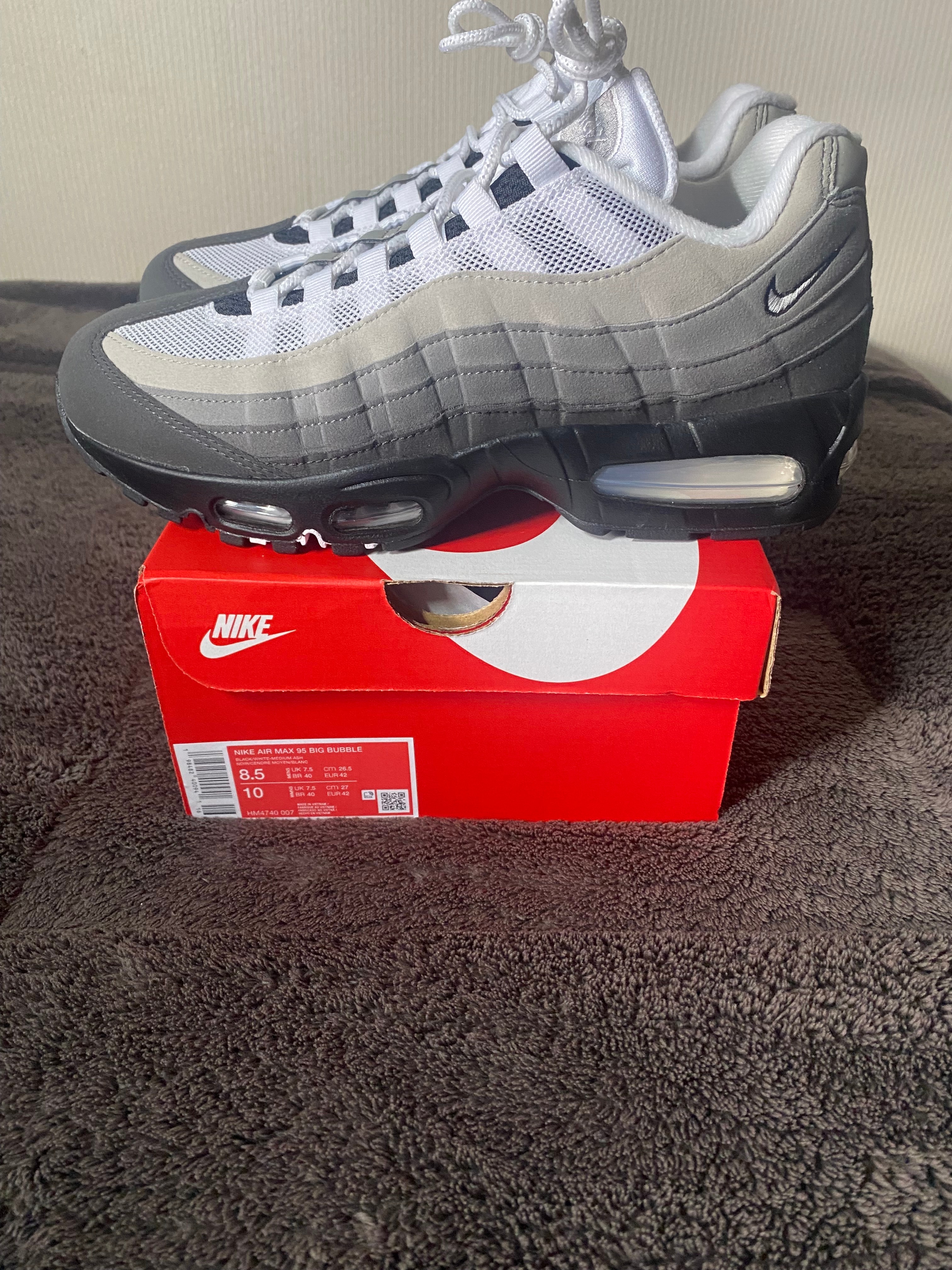 Nike Air Max 95 OG Big Bubble "Granite" (2026)
