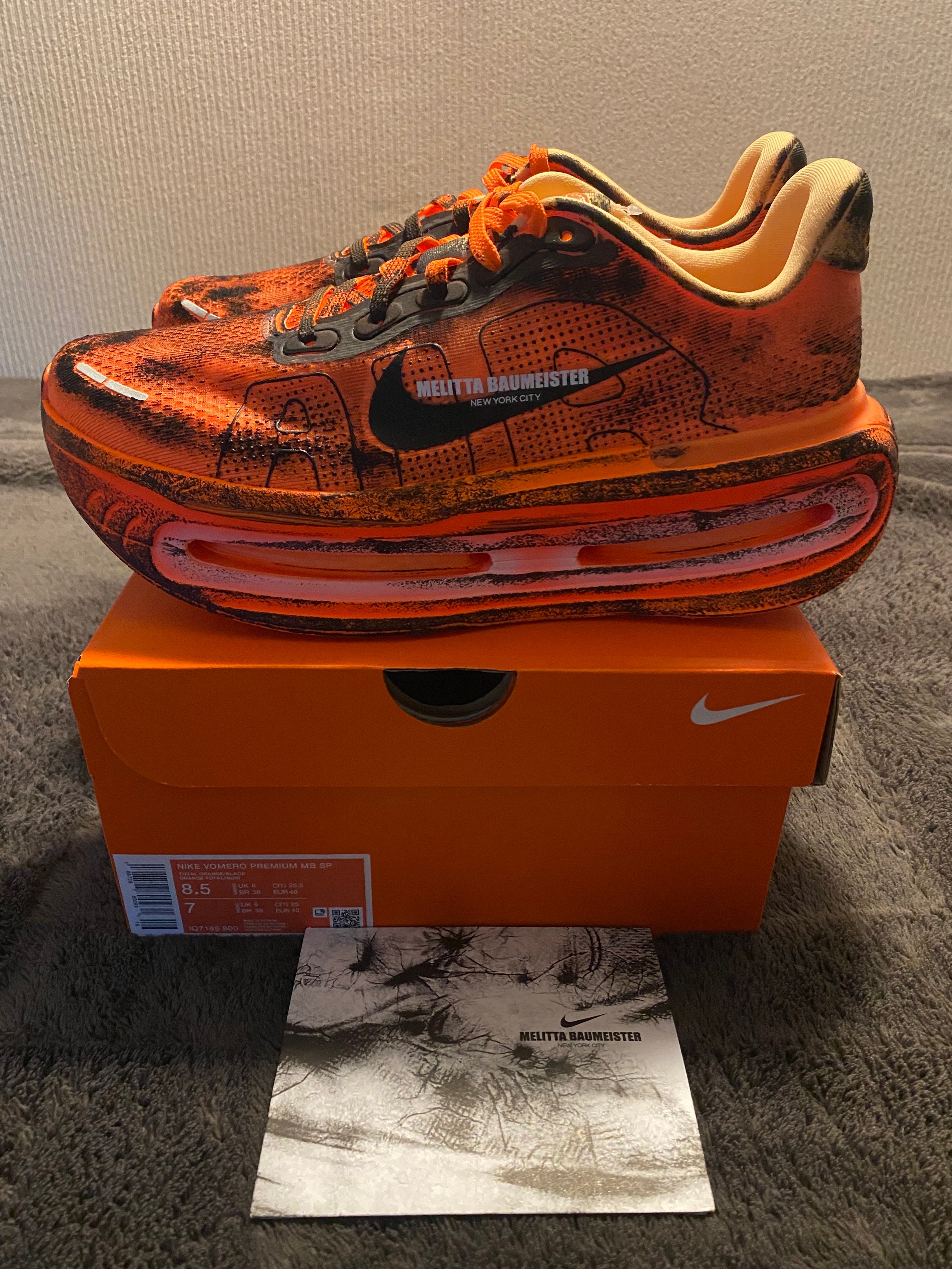 Melitta Baumeister × Nike Vomero PRM "Total Orange/Orange Chalk"