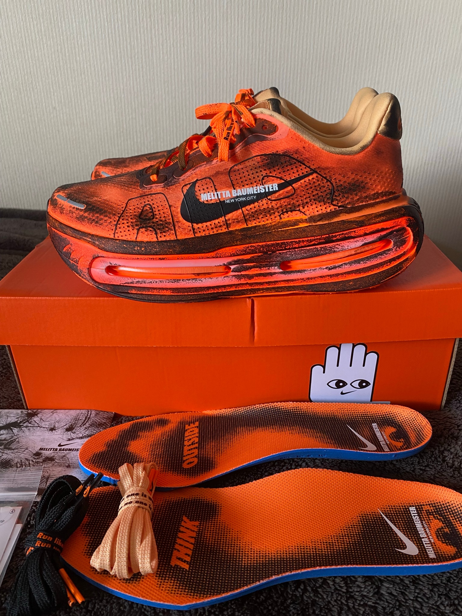 Melitta Baumeister × Nike Women's Vomero Premium "Total Orange/Orange Chalk"