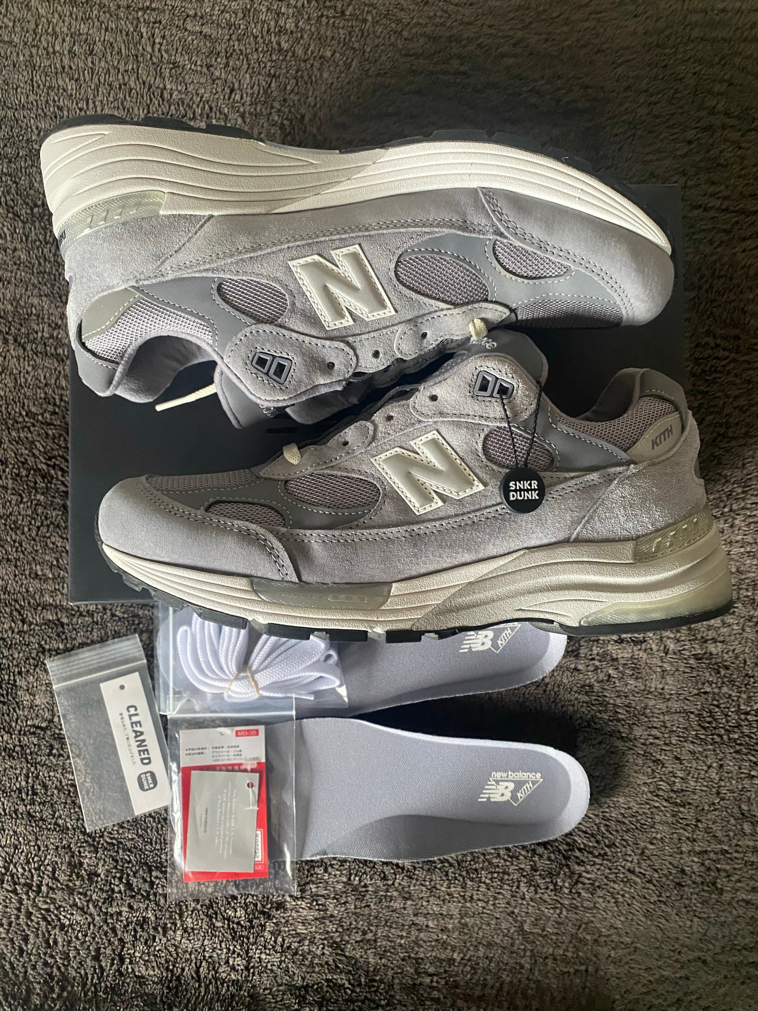 KITH × New Balance 992 Made in USA "Argon"