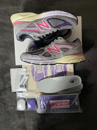 KITH × UNITED ARROWS & SONS × New Balance 990V4 "Smoked Pearl"