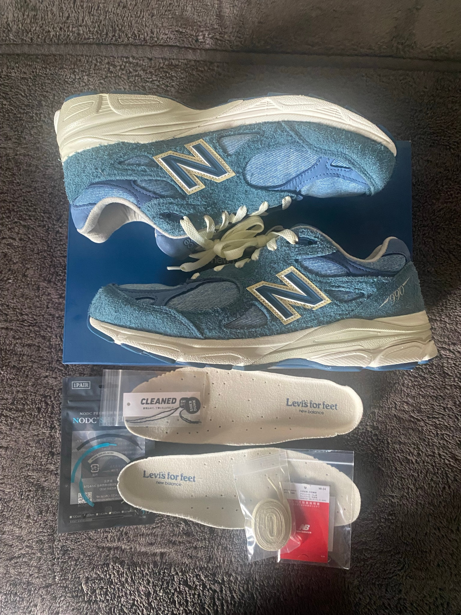 Levi’s × New Balance 990V3 "Blue"
