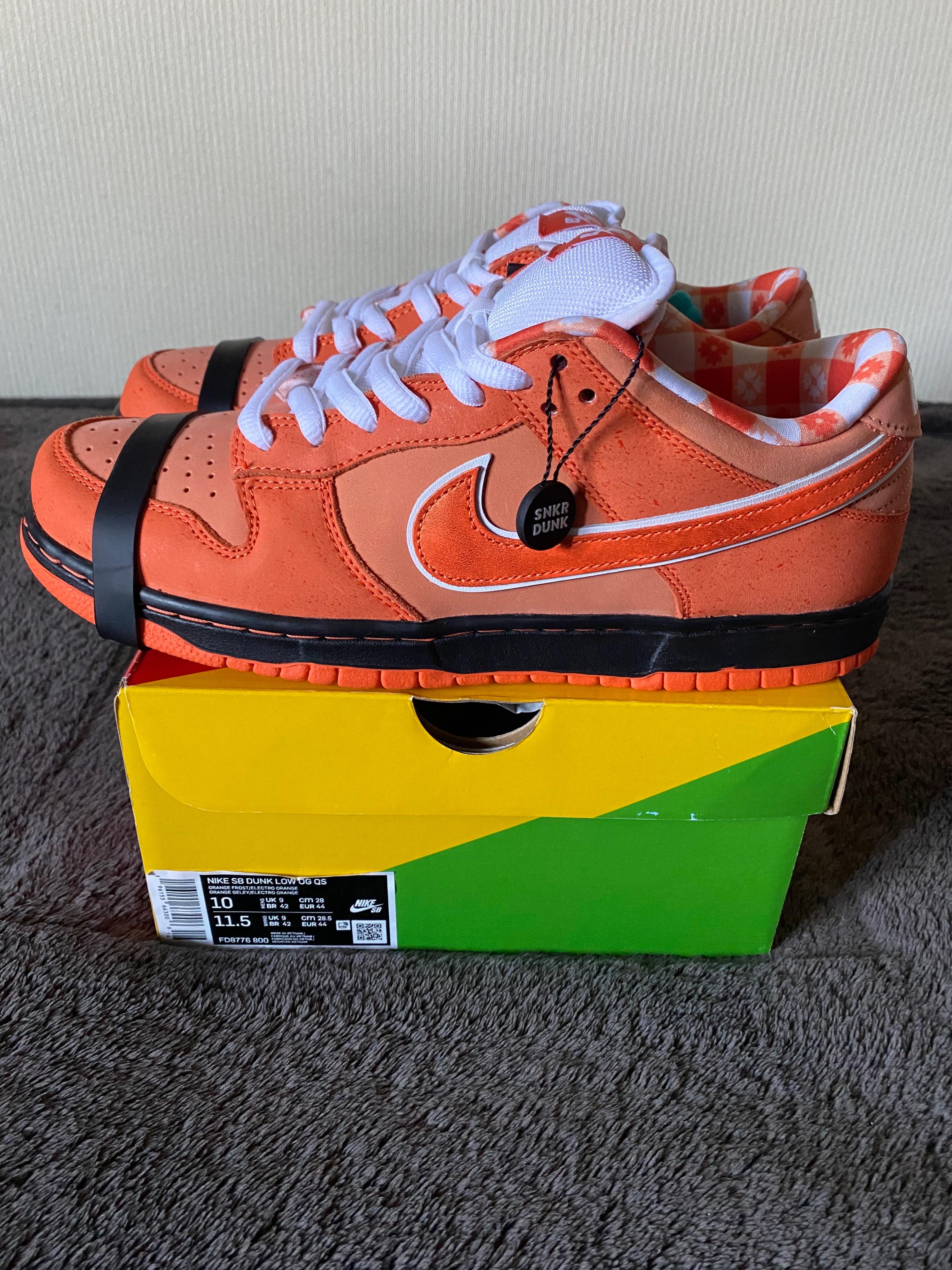 Concepts × Nike SB Dunk Low SP "Orange Lobster"