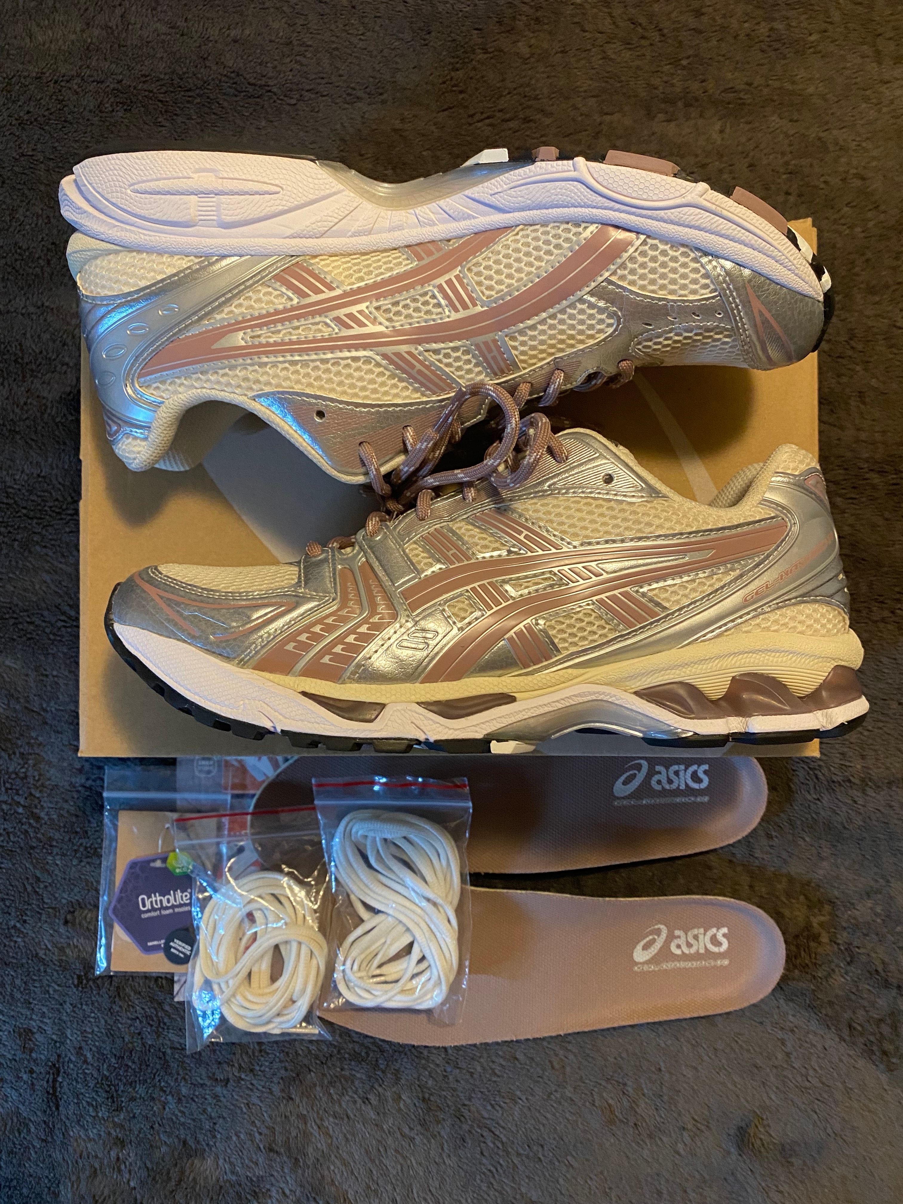 KITH × Asics Gel-Kayano 14 "Cream/Antler"