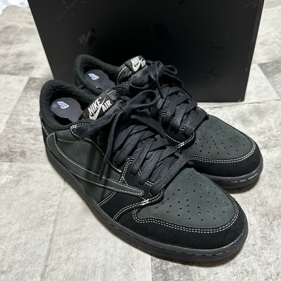 Travis Scott × Nike Air Jordan 1 Low OG SP "Black Phantom"