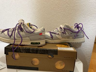 Off-White × Nike Dunk Low "Sail/Neutral Gray"